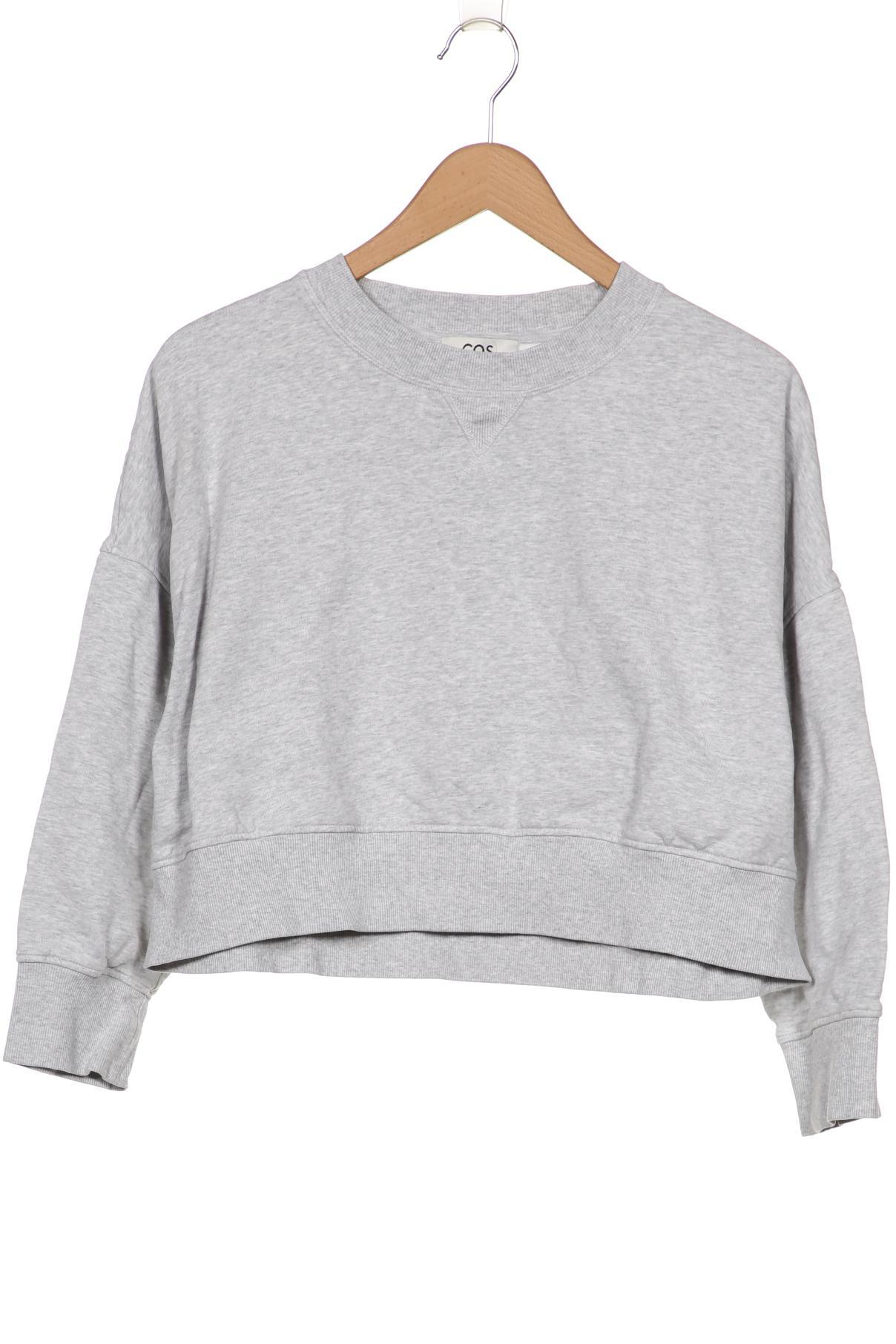 

COS Damen Sweatshirt, grau, Gr. 34