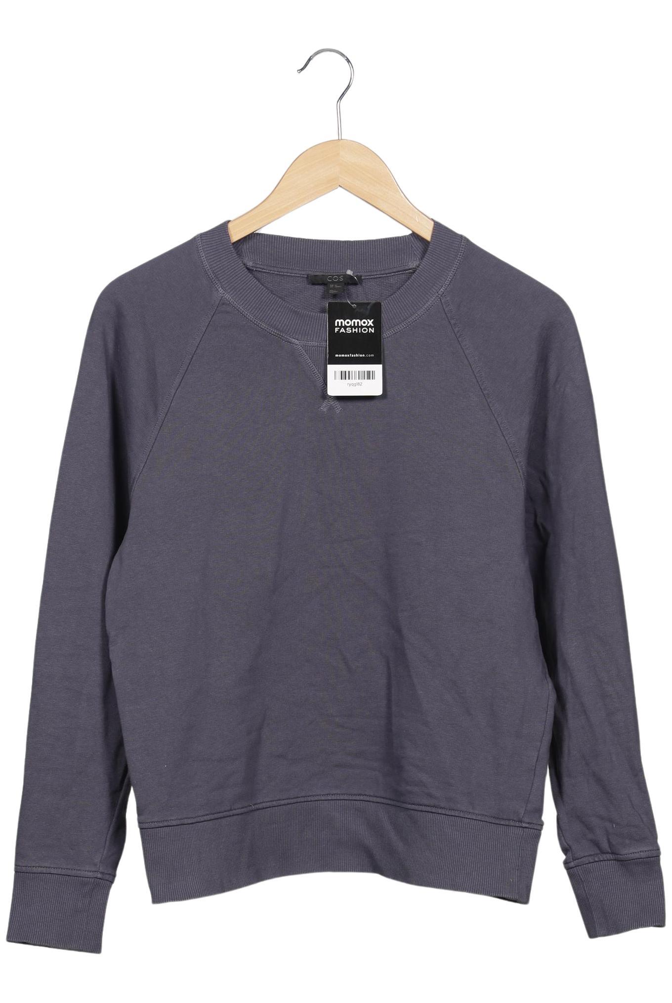 

COS Damen Sweatshirt, grau, Gr. 34