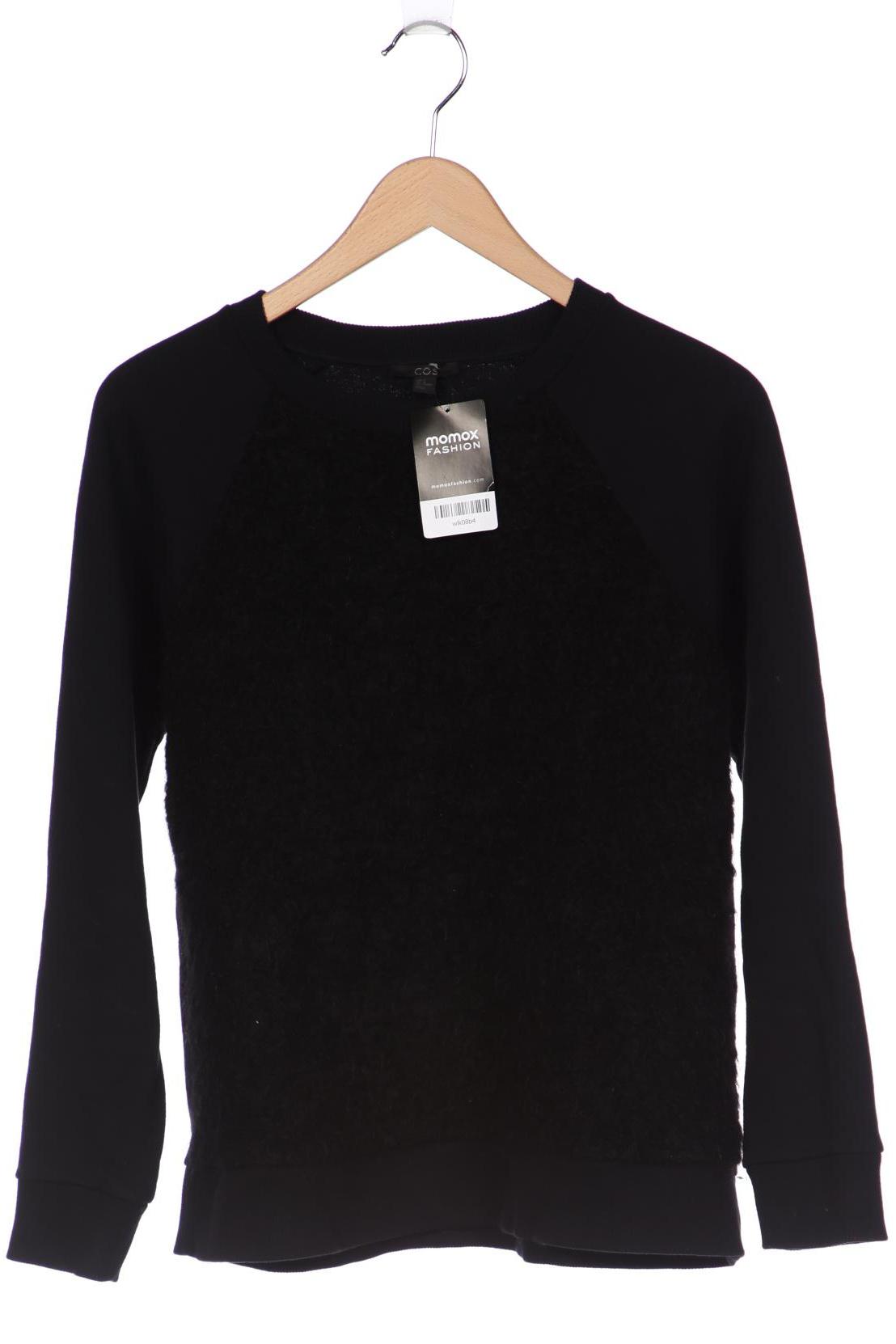 

COS Damen Sweatshirt, schwarz, Gr. 38
