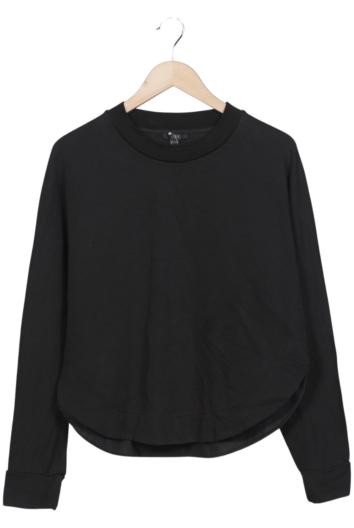 

COS Damen Sweatshirt, schwarz, Gr. 38