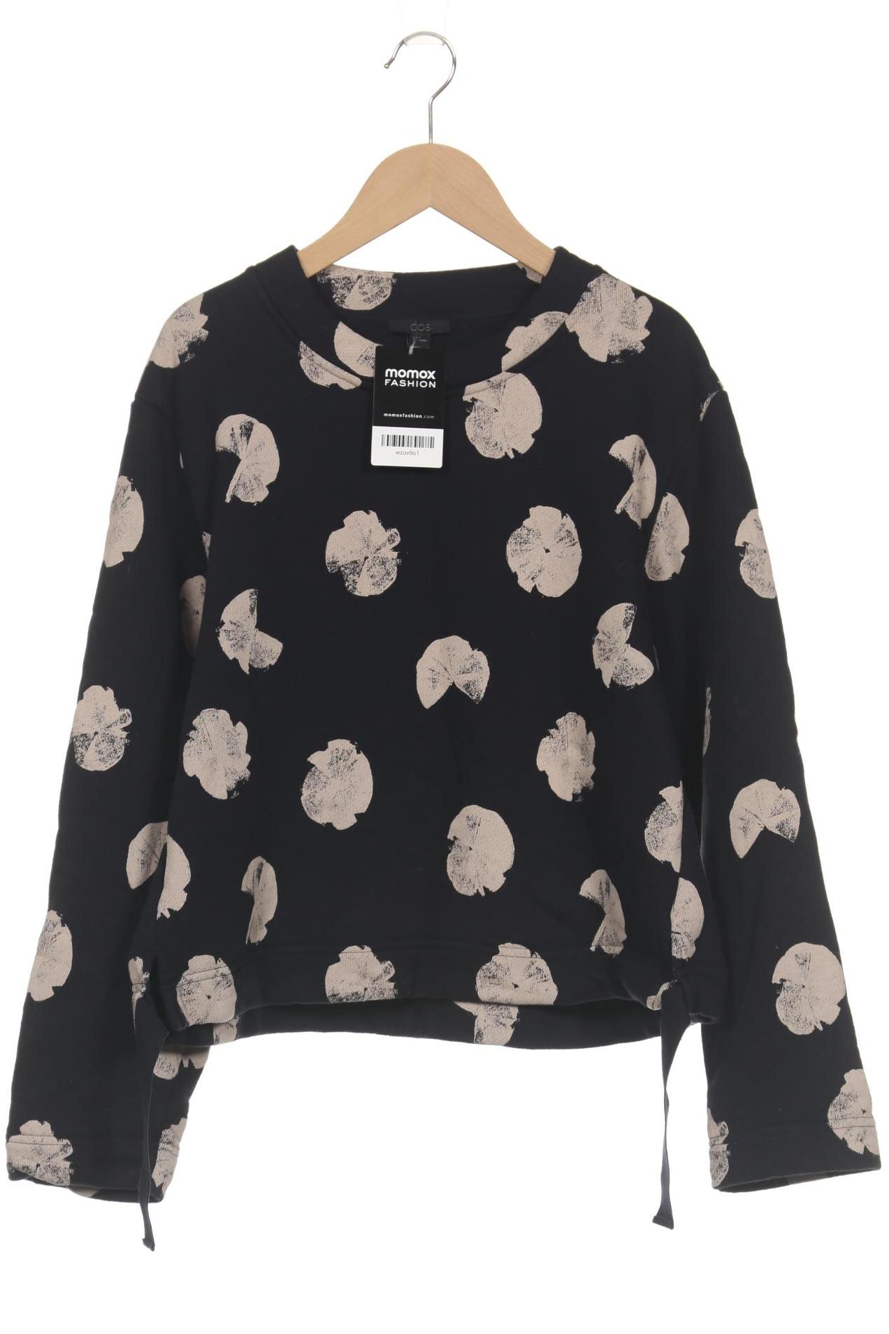 

COS Damen Sweatshirt, marineblau, Gr. 36