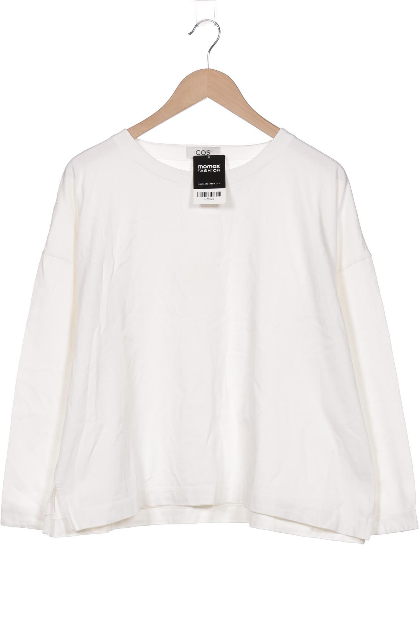 

COS Damen Sweatshirt, weiß, Gr. 38