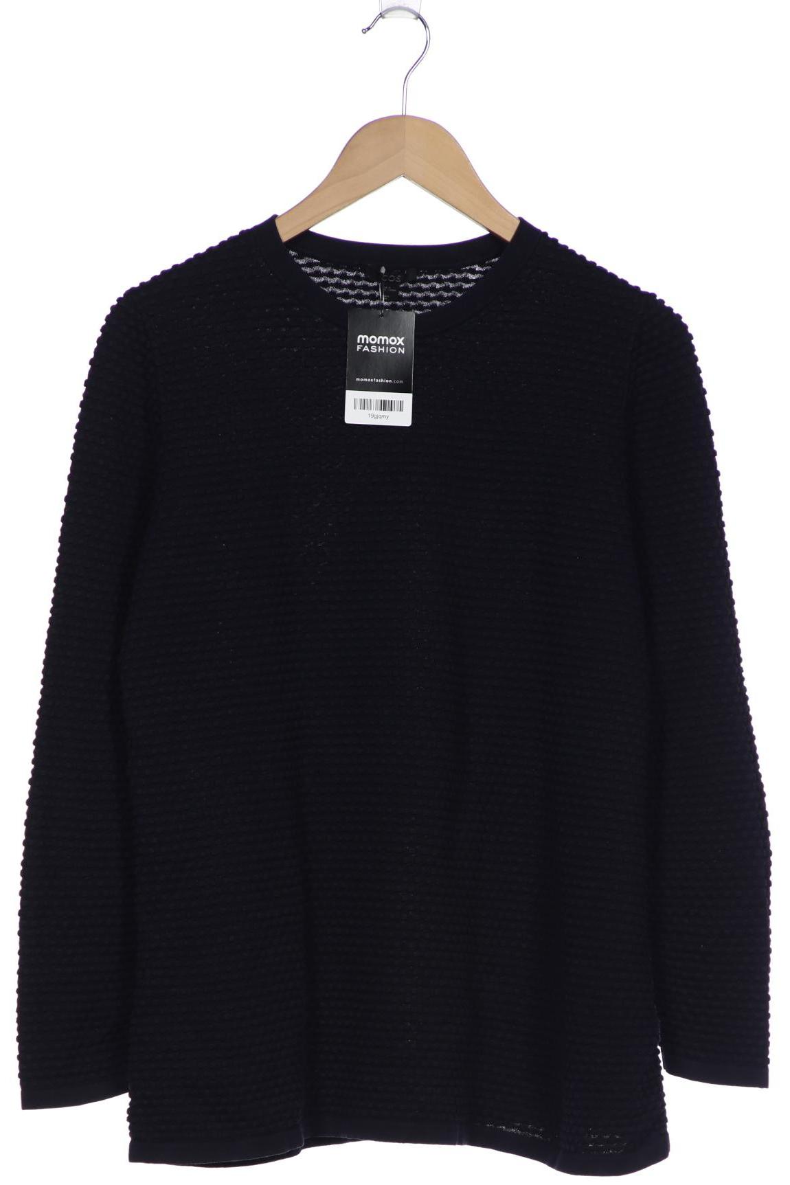 

COS Damen Sweatshirt, marineblau, Gr. 38