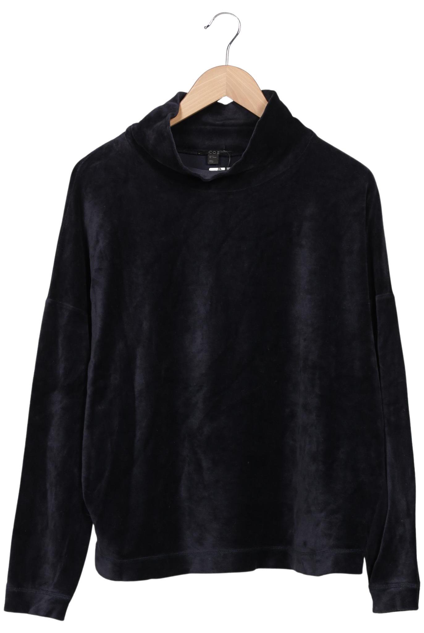 

COS Damen Sweatshirt, marineblau, Gr. 38