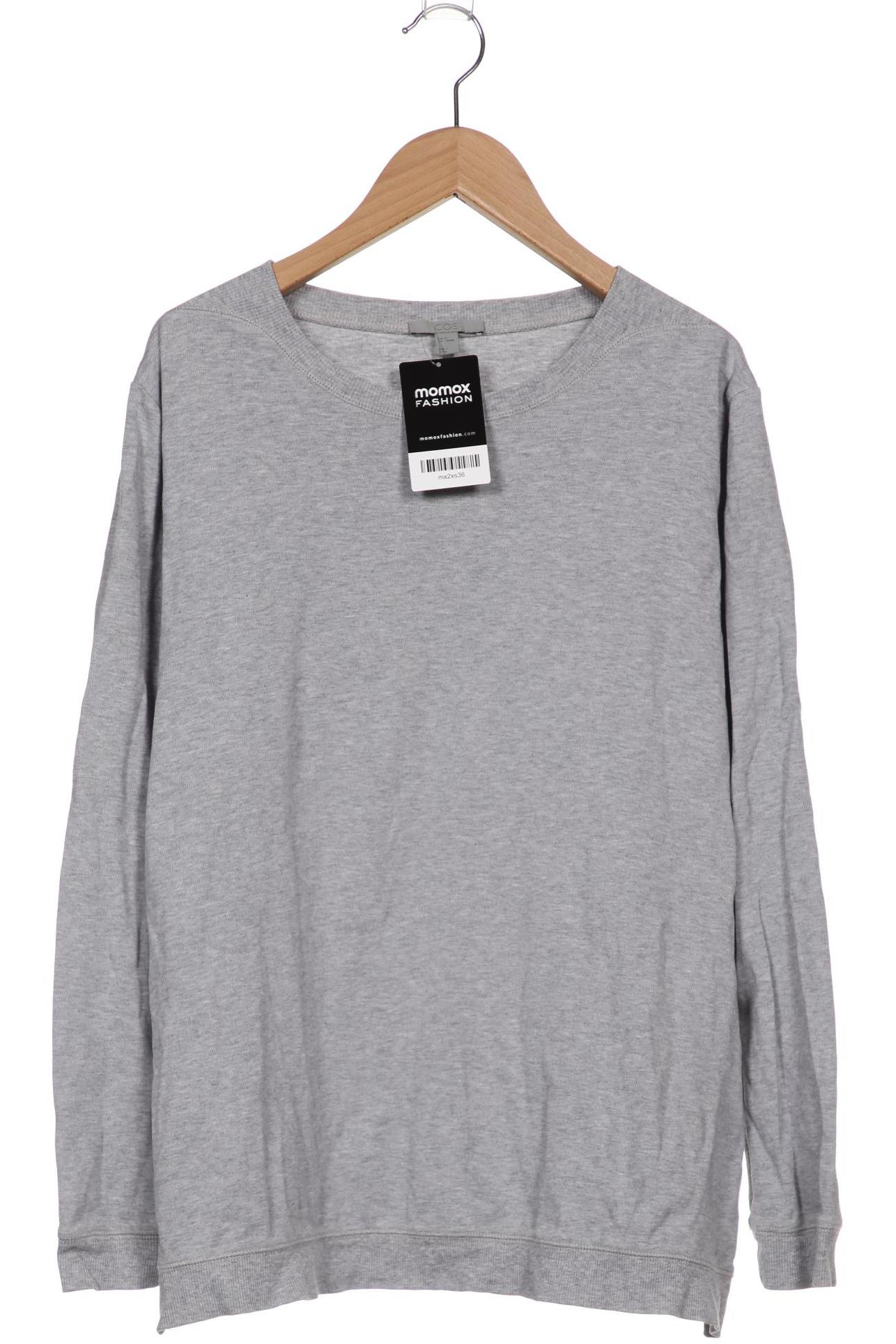 

COS Damen Sweatshirt, grau, Gr. 38
