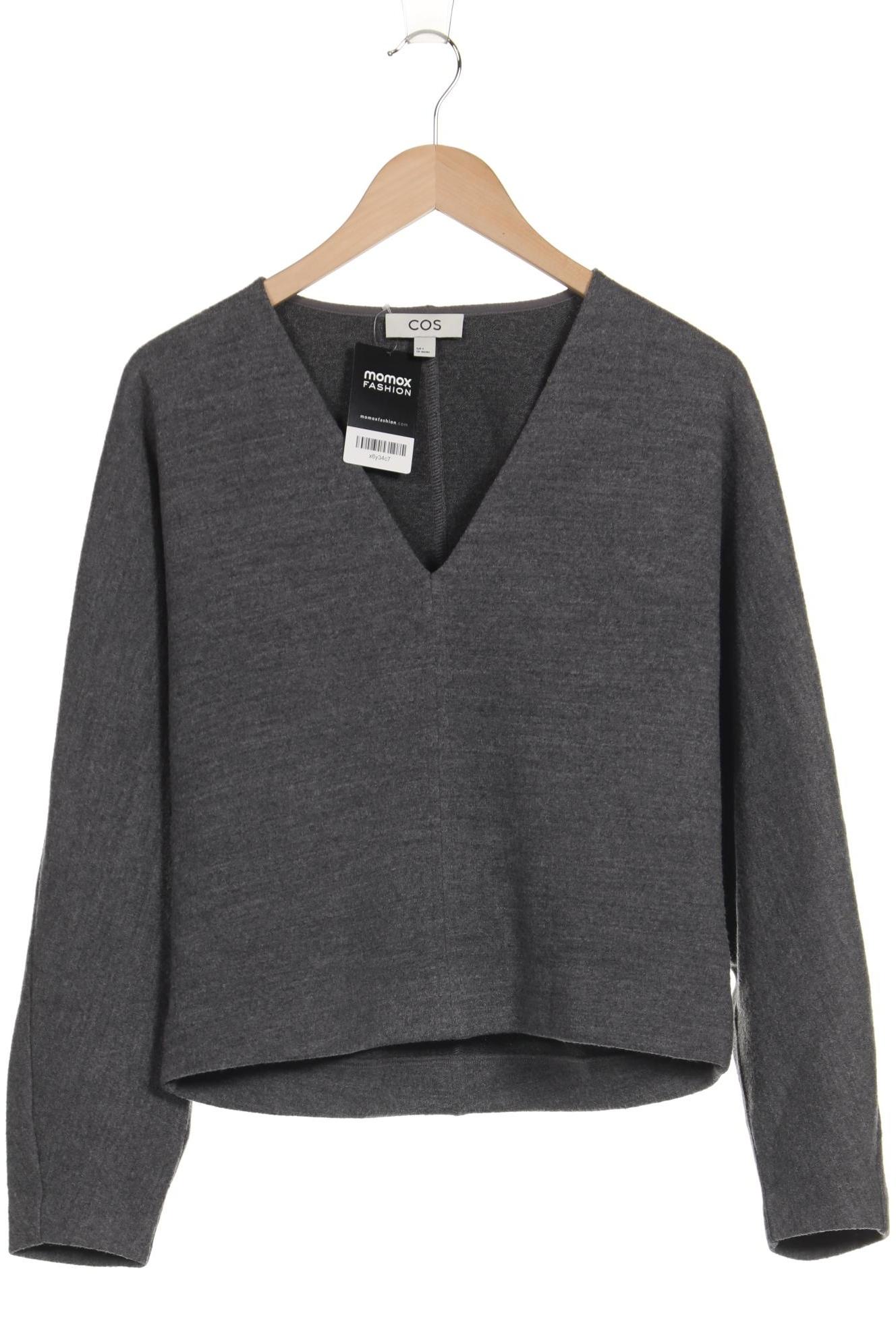

COS Damen Sweatshirt, grau, Gr. 36