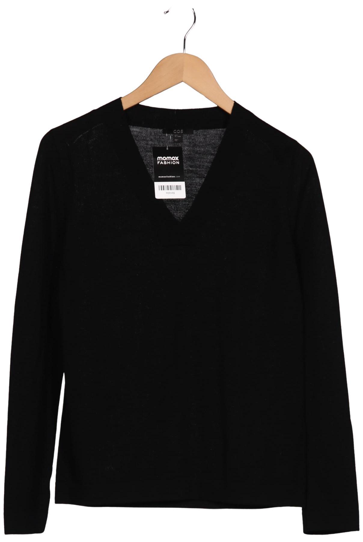 

COS Damen Sweatshirt, schwarz, Gr. 36