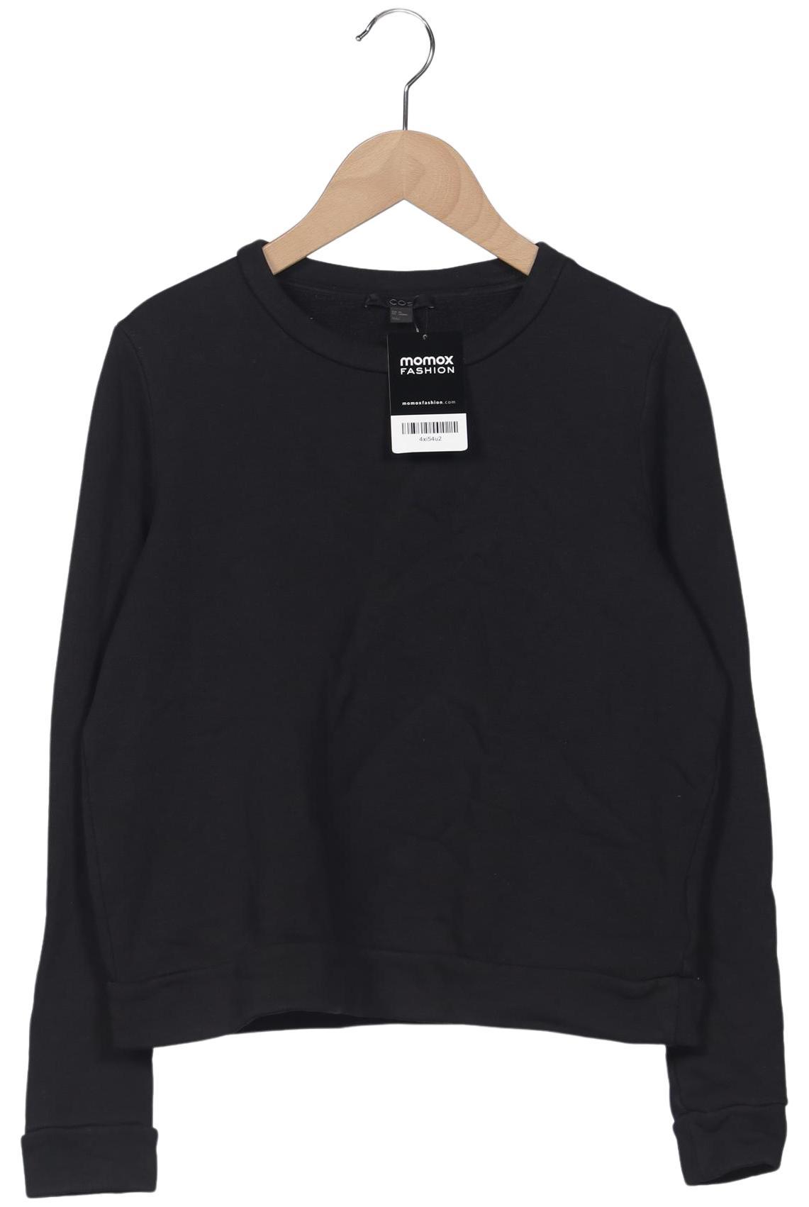 

COS Damen Sweatshirt, schwarz, Gr. 34