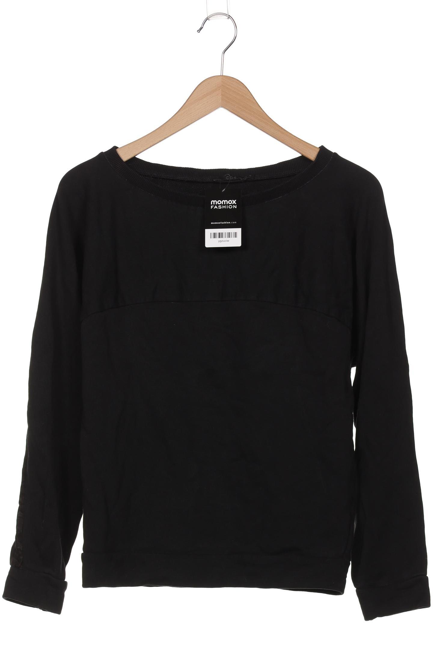 

COS Damen Sweatshirt, schwarz, Gr. 34