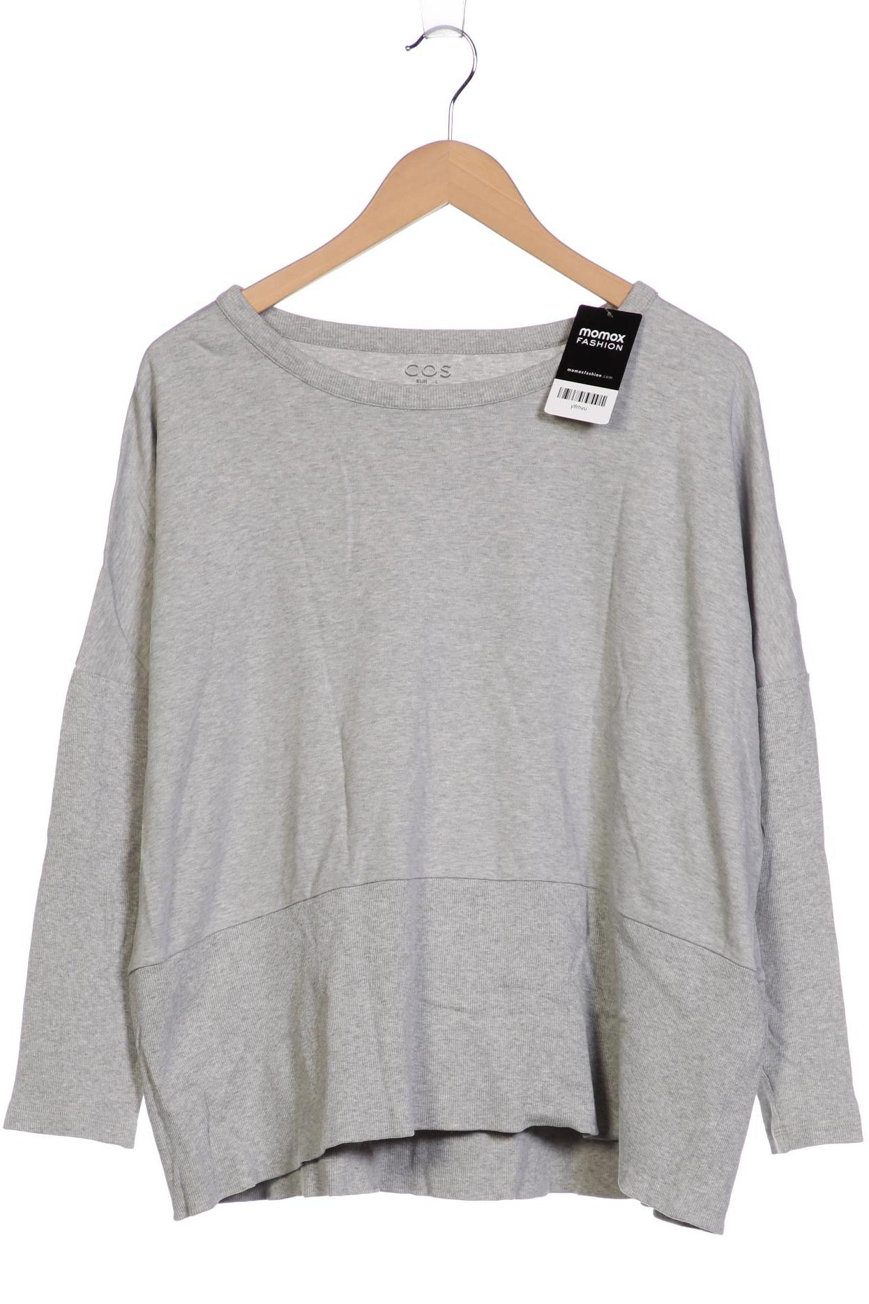 

COS Damen Sweatshirt, grau, Gr. 42