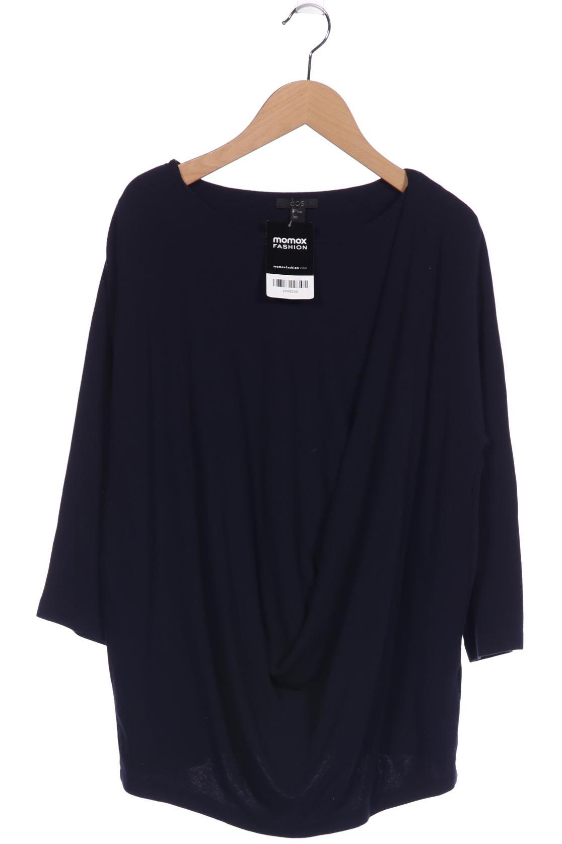 

COS Damen Sweatshirt, marineblau, Gr. 36