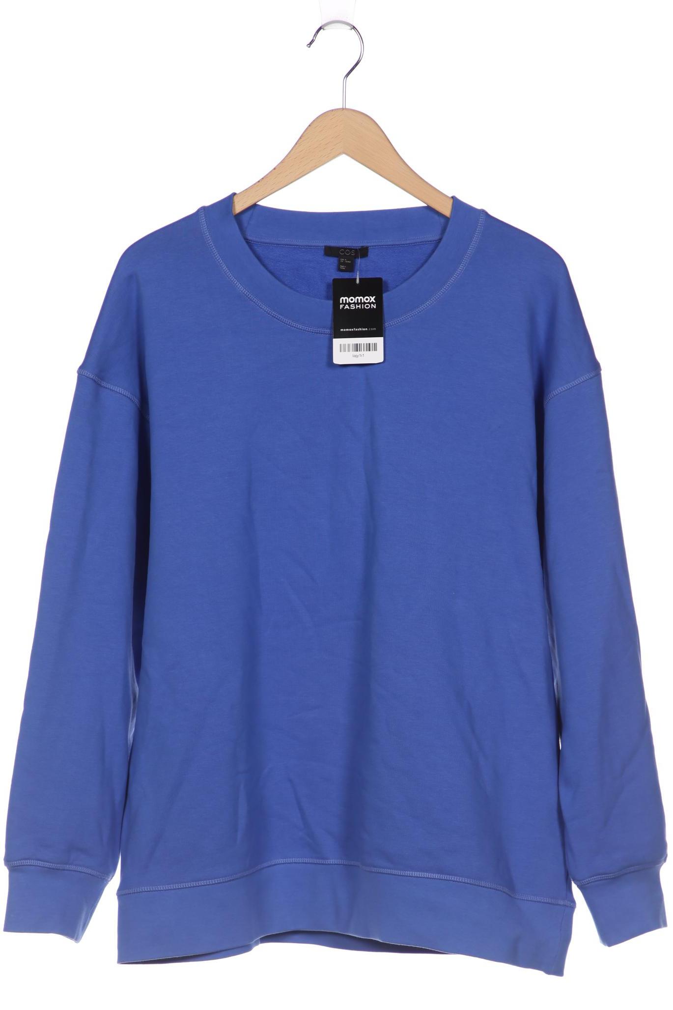 

COS Damen Sweatshirt, blau, Gr. 38
