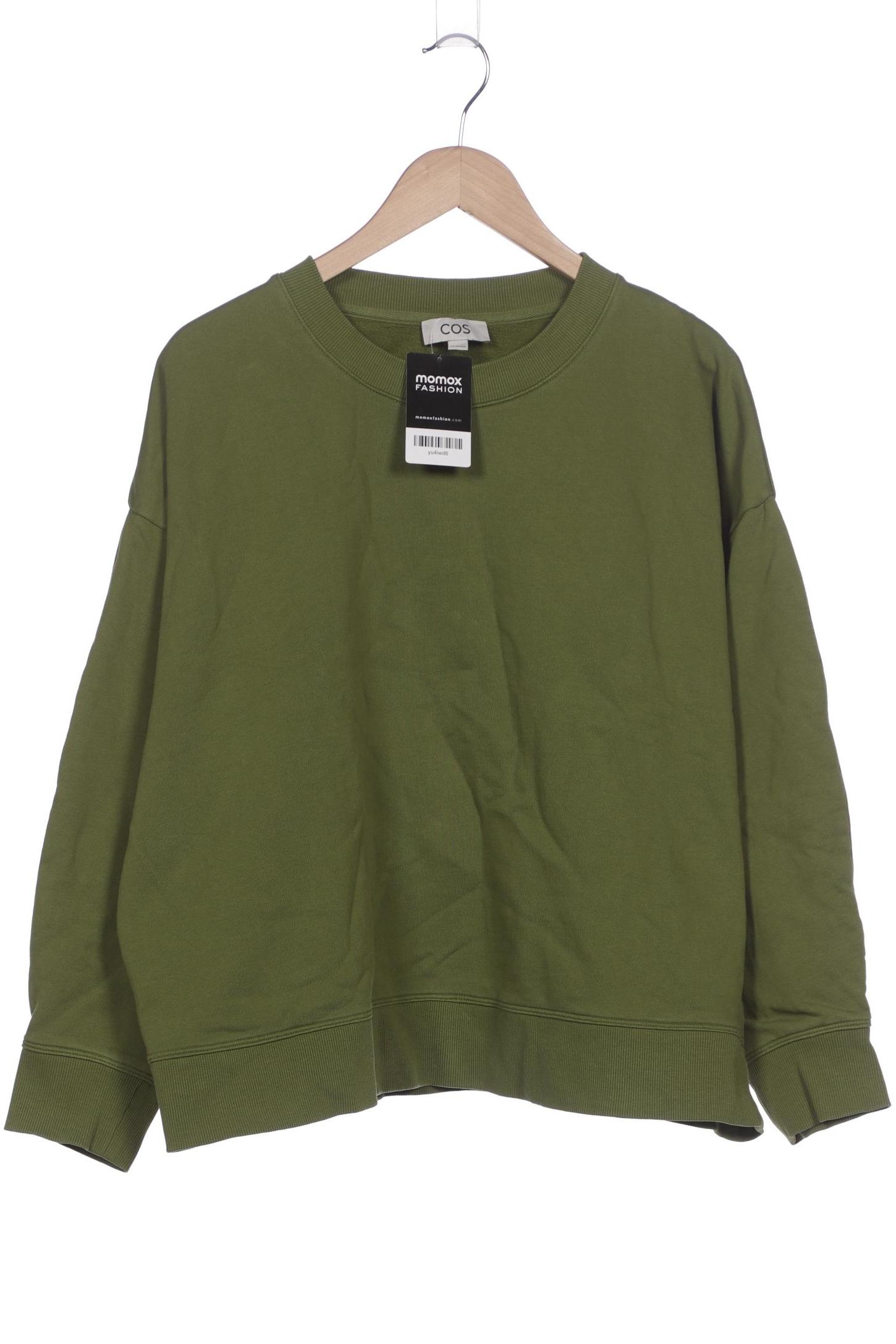 

COS Damen Sweatshirt, grün, Gr. 42