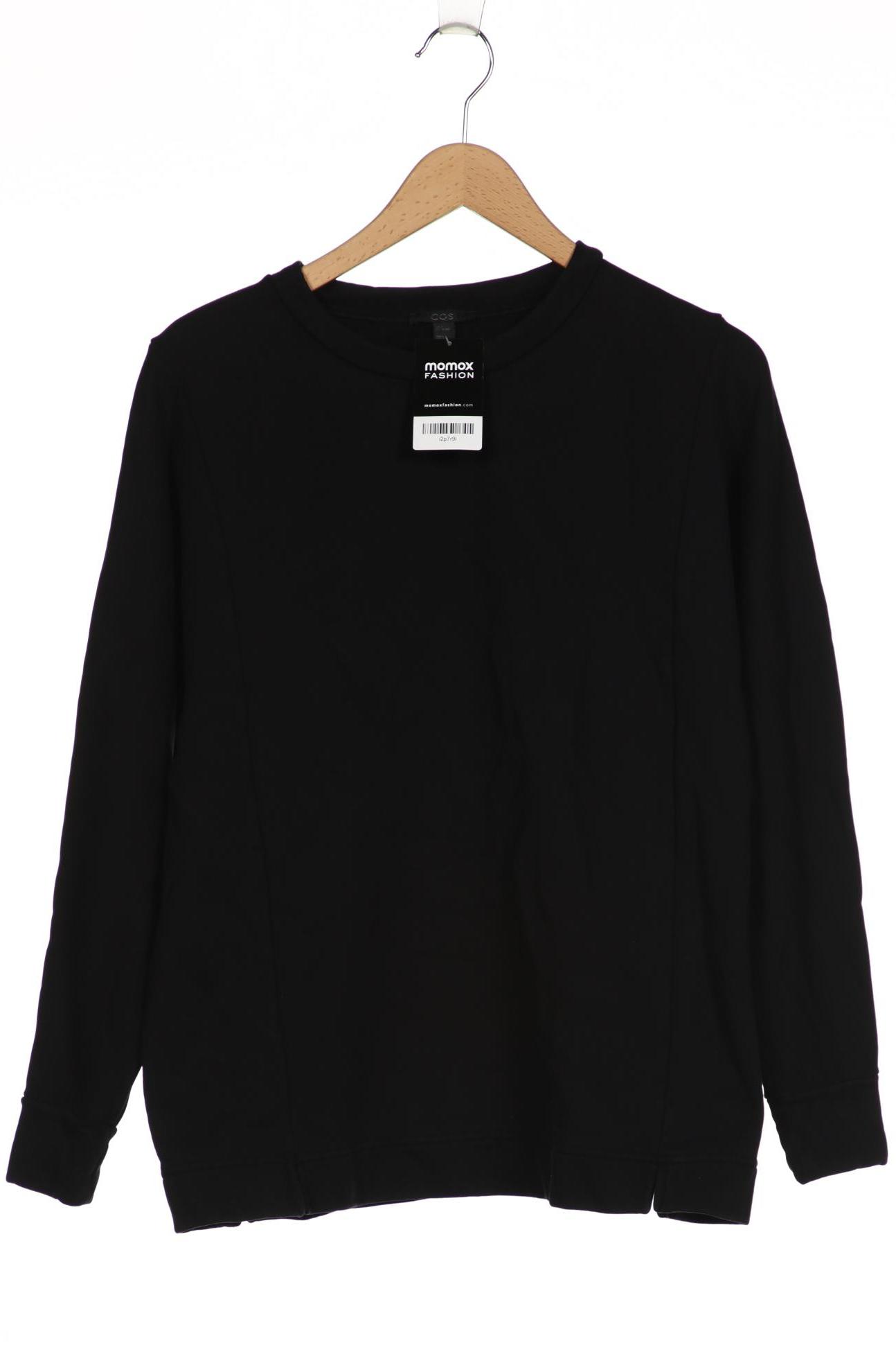 

COS Damen Sweatshirt, schwarz, Gr. 36