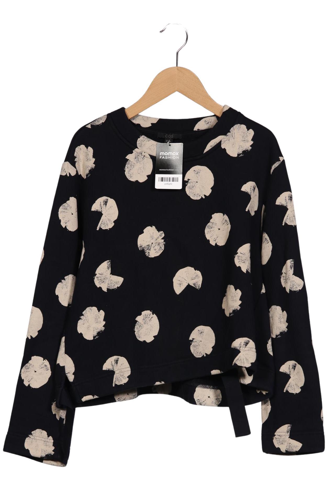 

COS Damen Sweatshirt, schwarz, Gr. 36