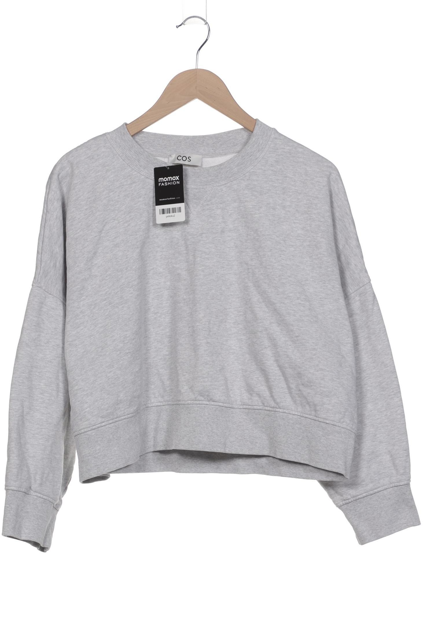 

COS Damen Sweatshirt, grau, Gr. 38