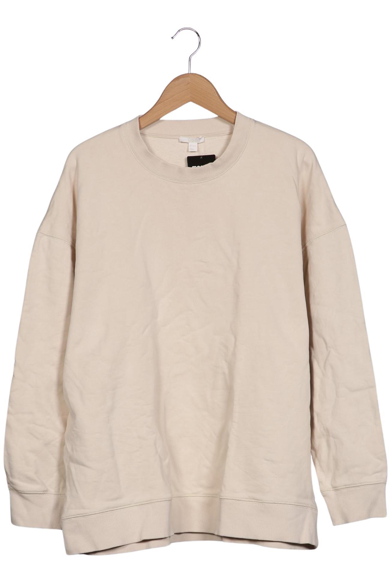 

COS Damen Sweatshirt, beige, Gr. 42