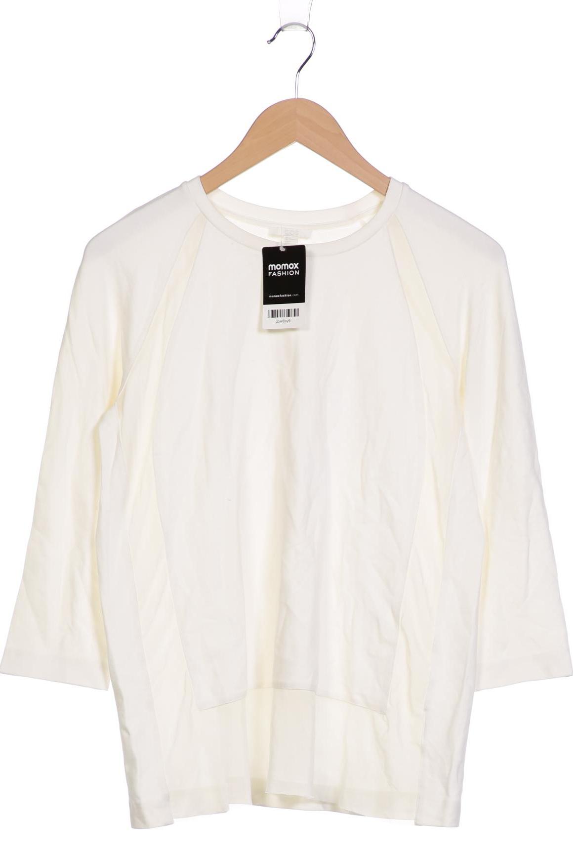 

COS Damen Sweatshirt, weiß, Gr. 38