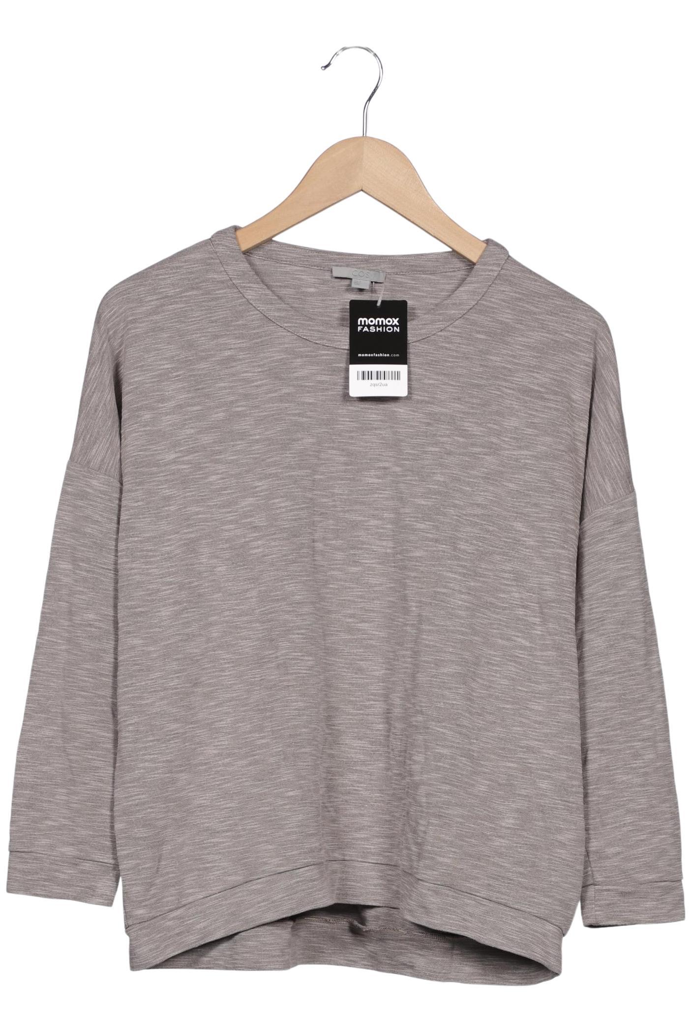 

COS Damen Sweatshirt, grau, Gr. 38