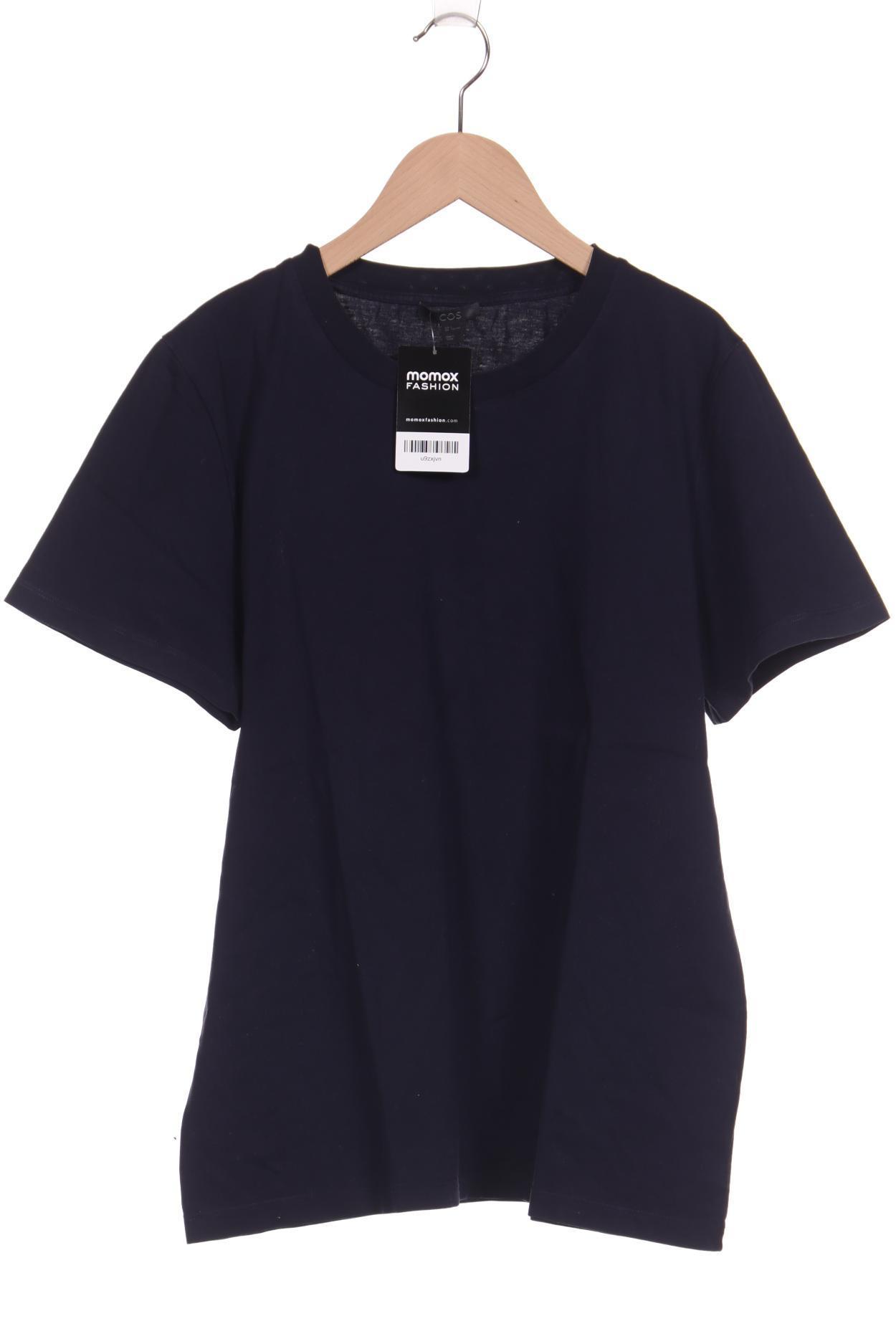 

COS Damen T-Shirt, marineblau, Gr. 42