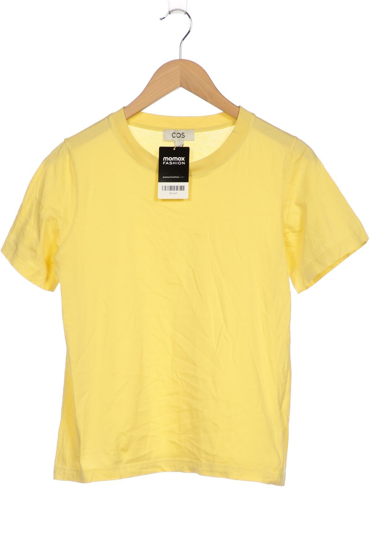 

COS Damen T-Shirt, gelb, Gr. 36