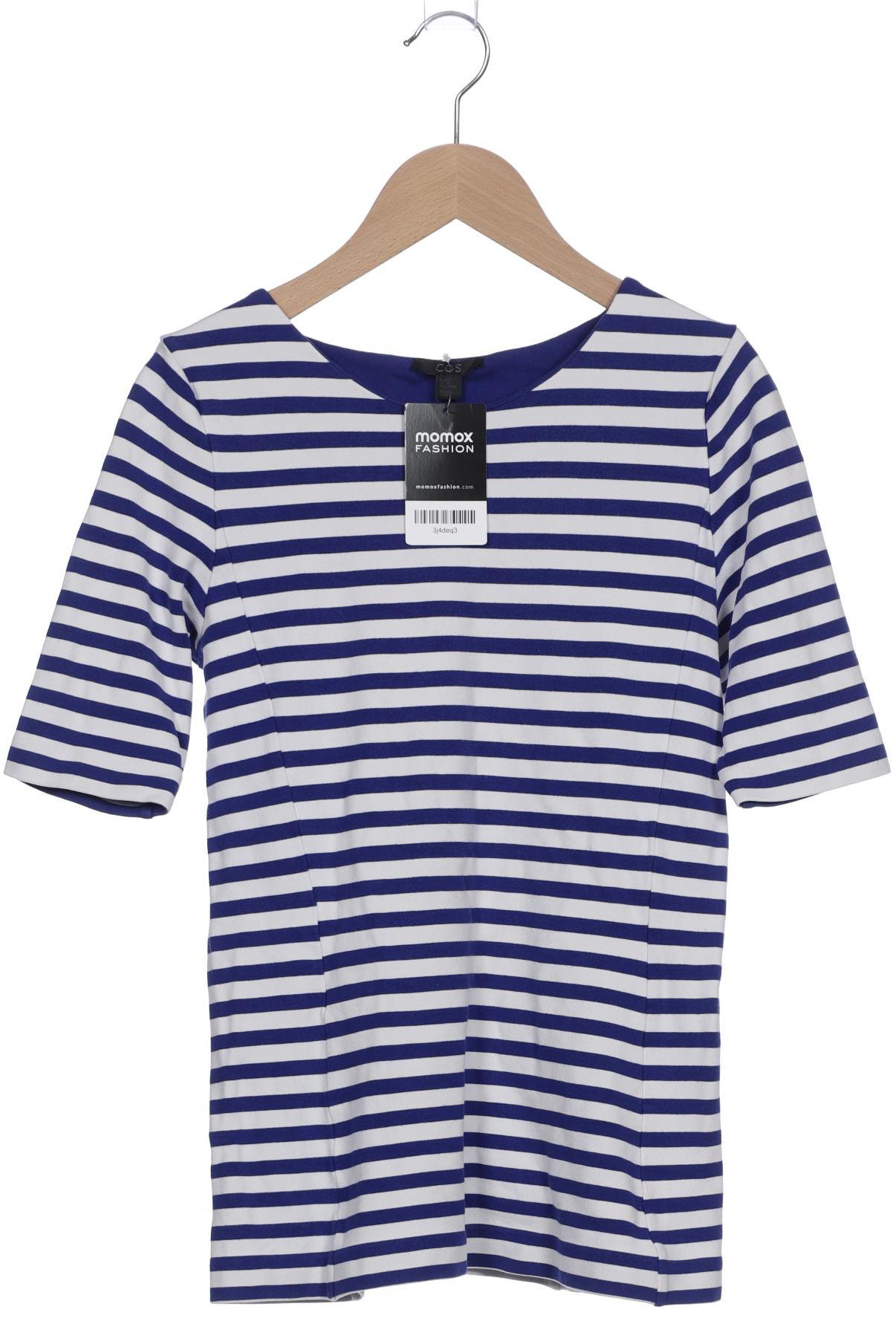 

COS Damen T-Shirt, marineblau, Gr. 38