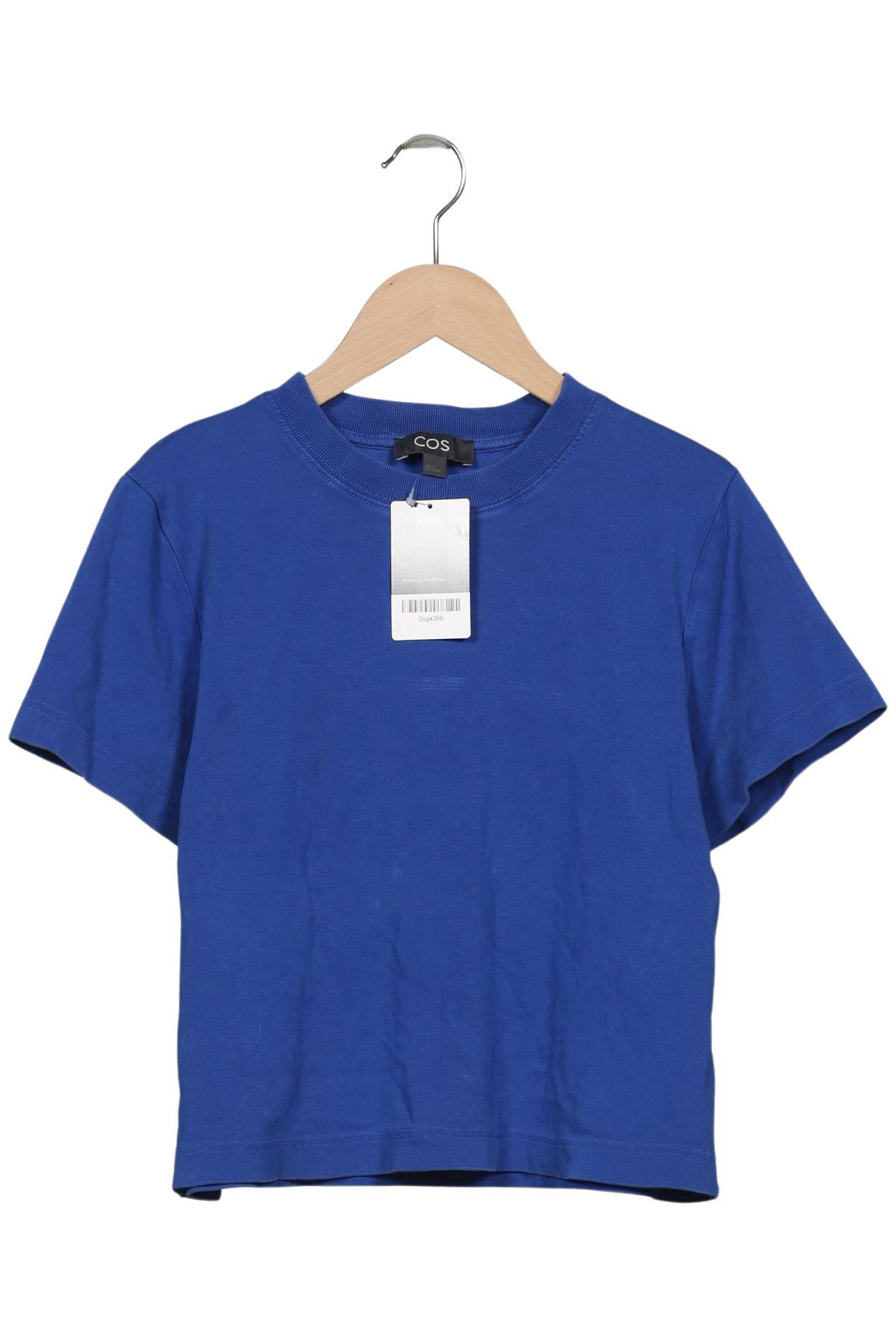 

COS Damen T-Shirt, blau, Gr. 36
