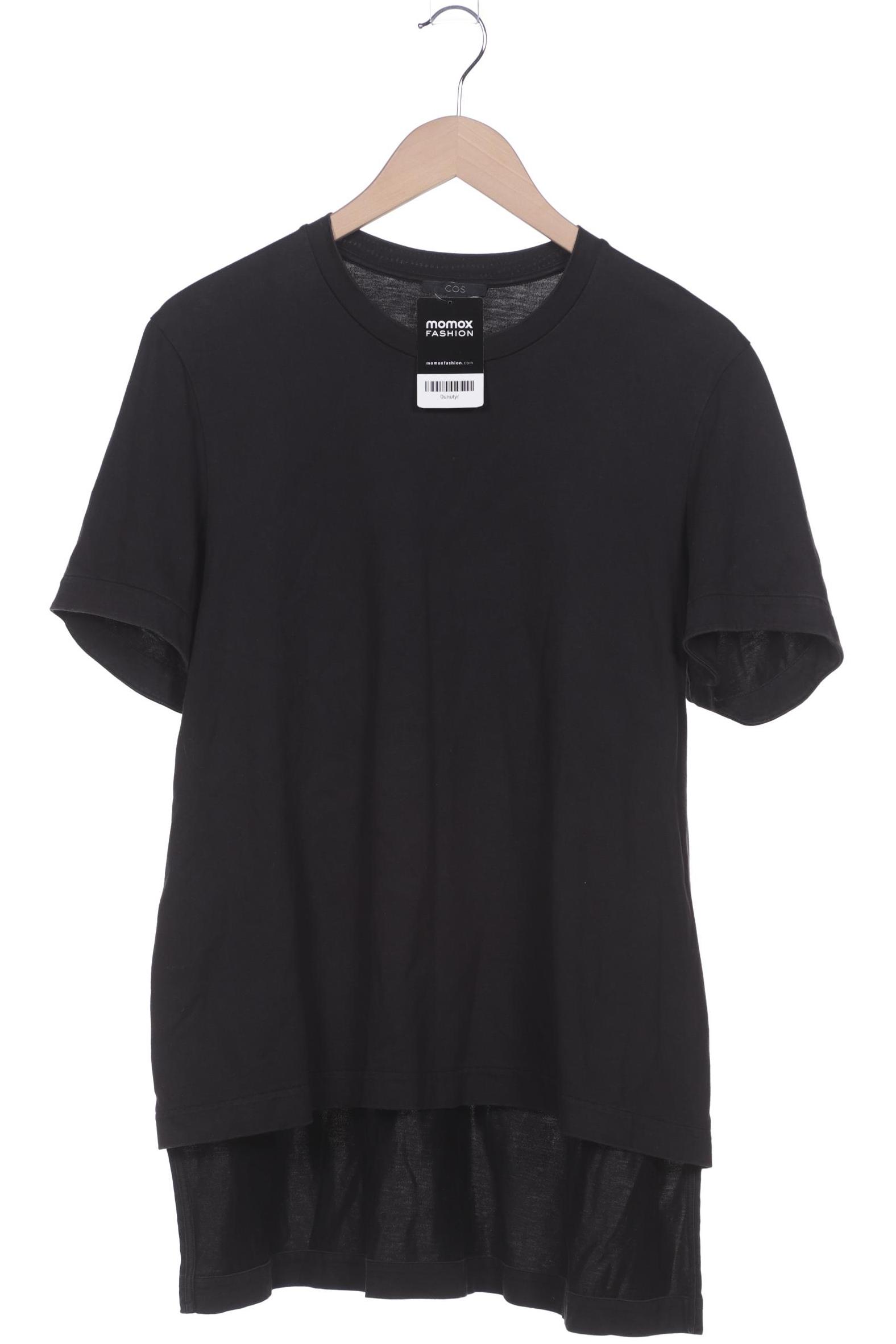 

COS Damen T-Shirt, schwarz, Gr. 38