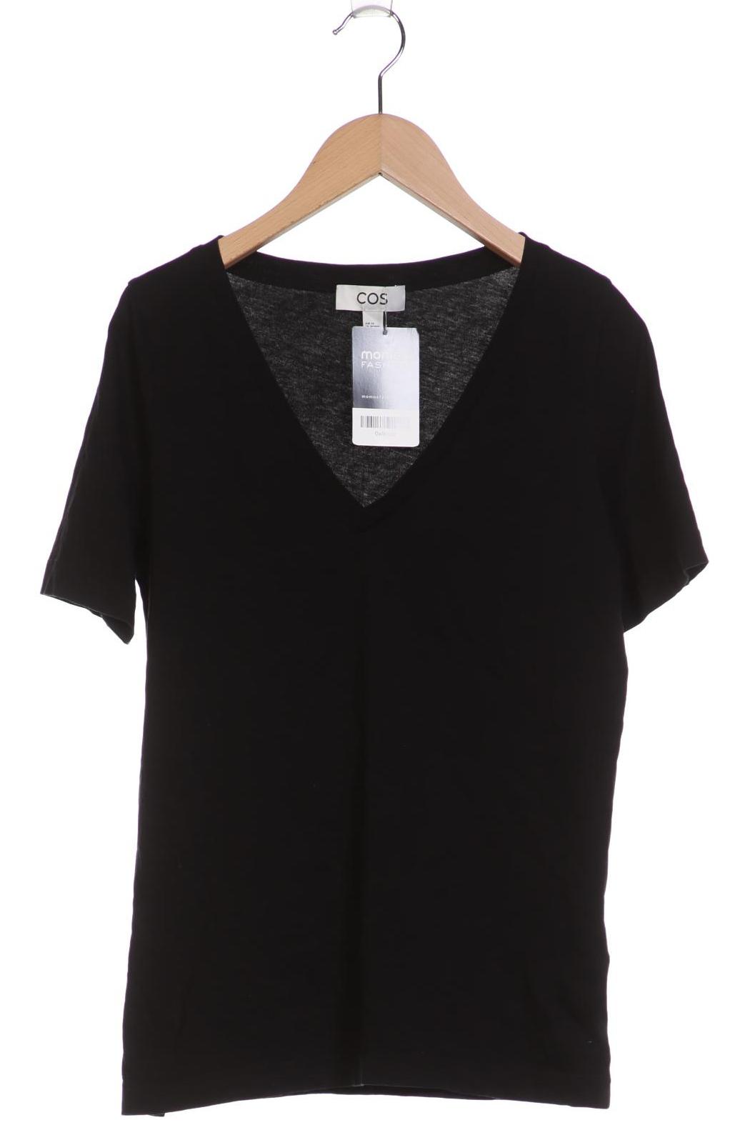 

COS Damen T-Shirt, schwarz, Gr. 34