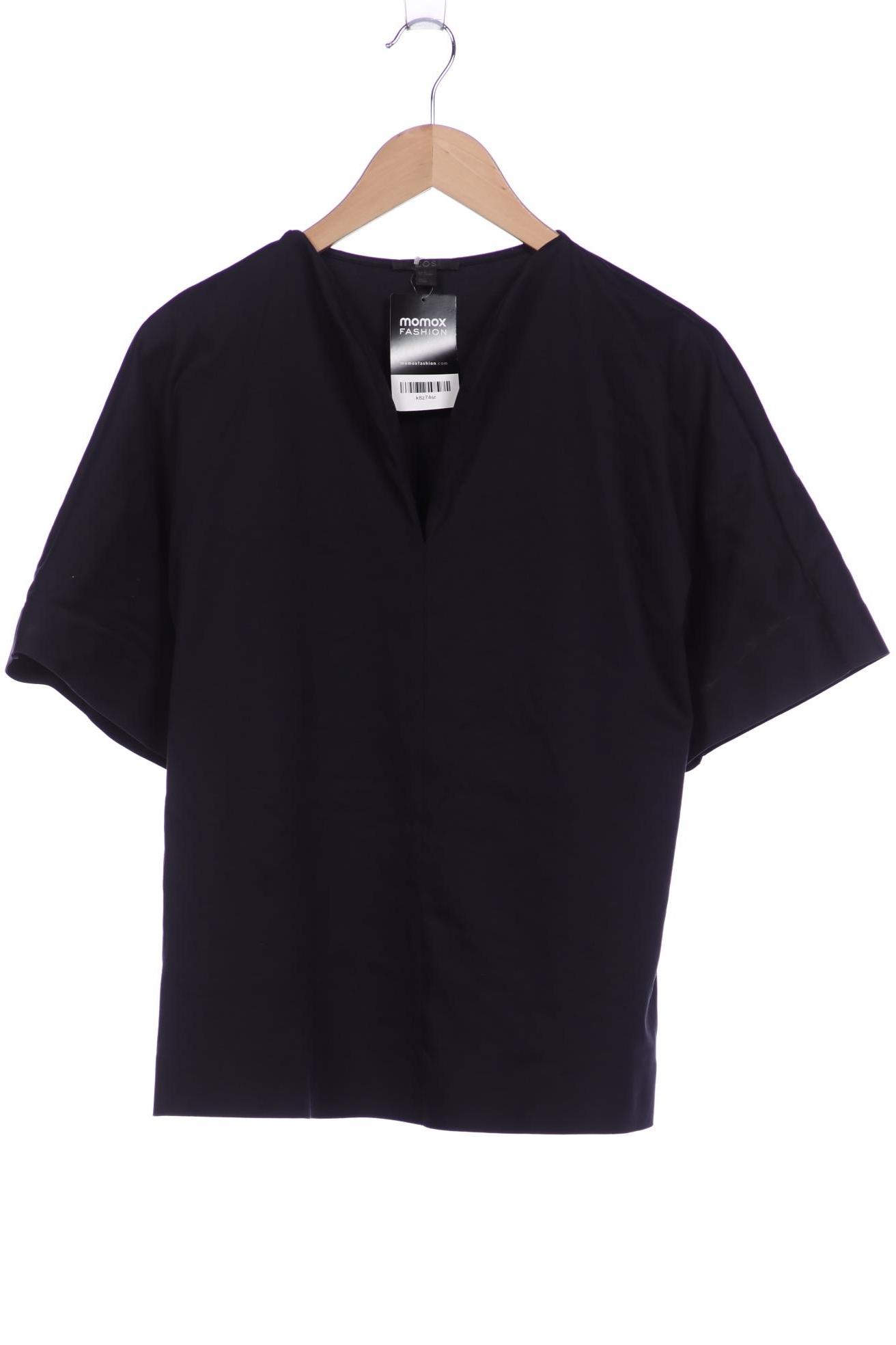 

COS Damen T-Shirt, marineblau, Gr. 38