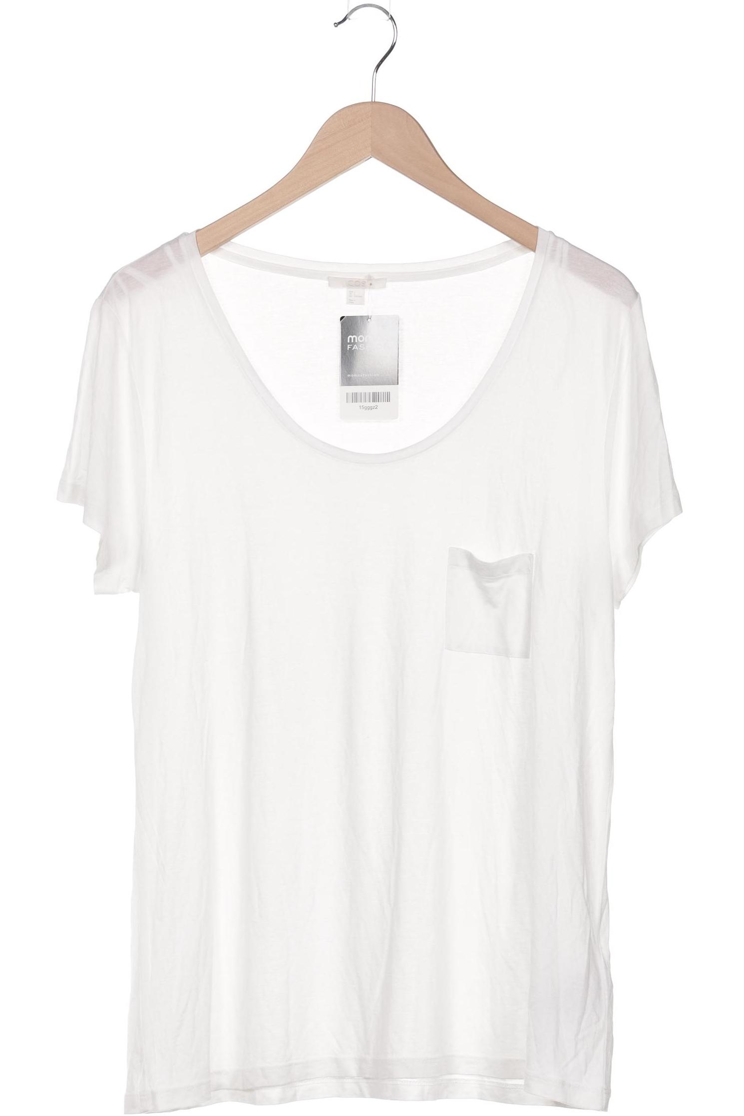 

COS Damen T-Shirt, weiß, Gr. 42