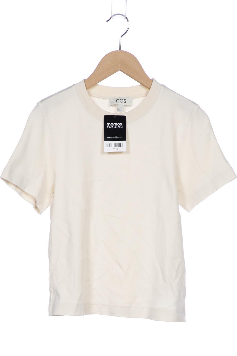 

COS Damen T-Shirt, cremeweiß, Gr. 34