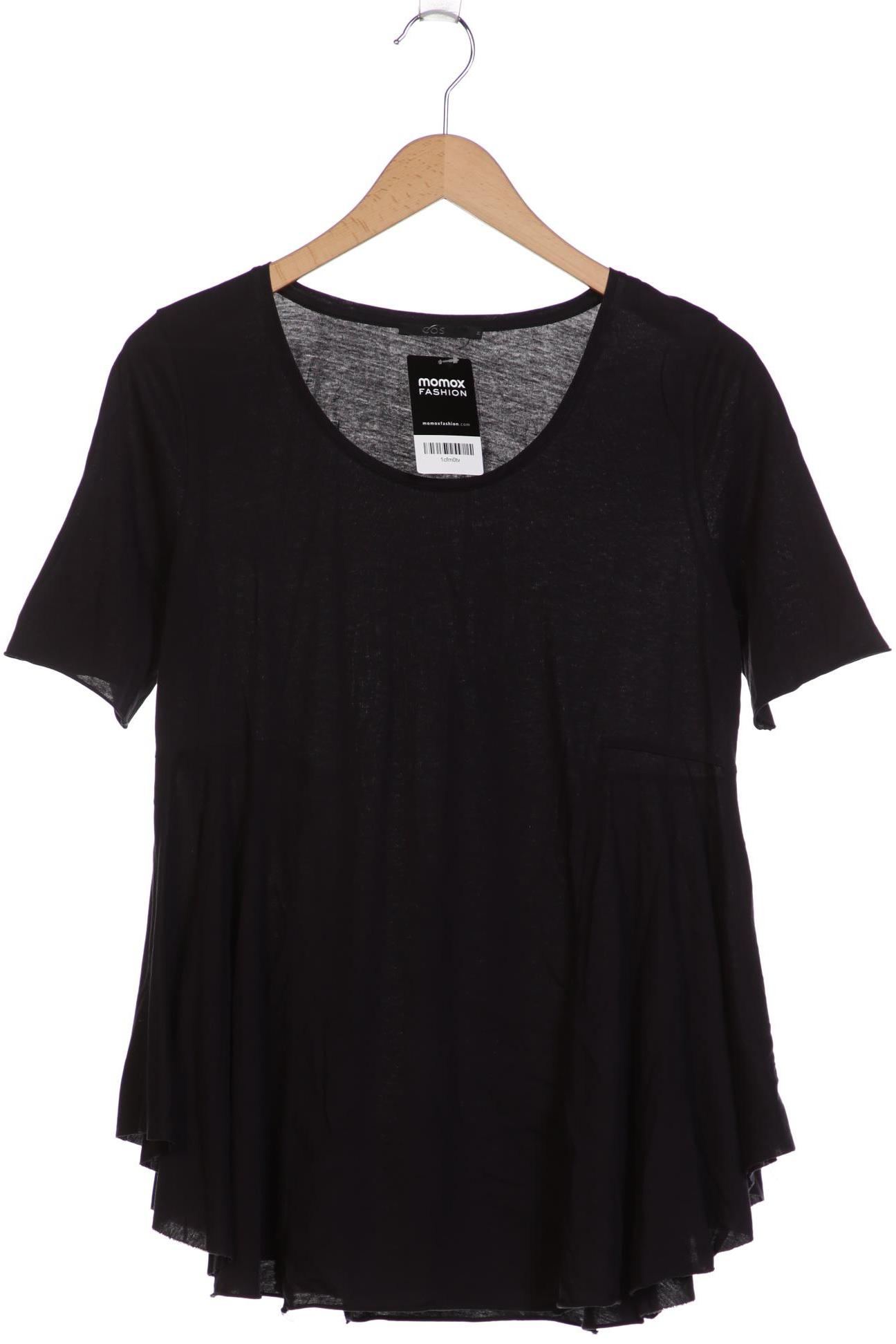 

COS Damen T-Shirt, schwarz, Gr. 38