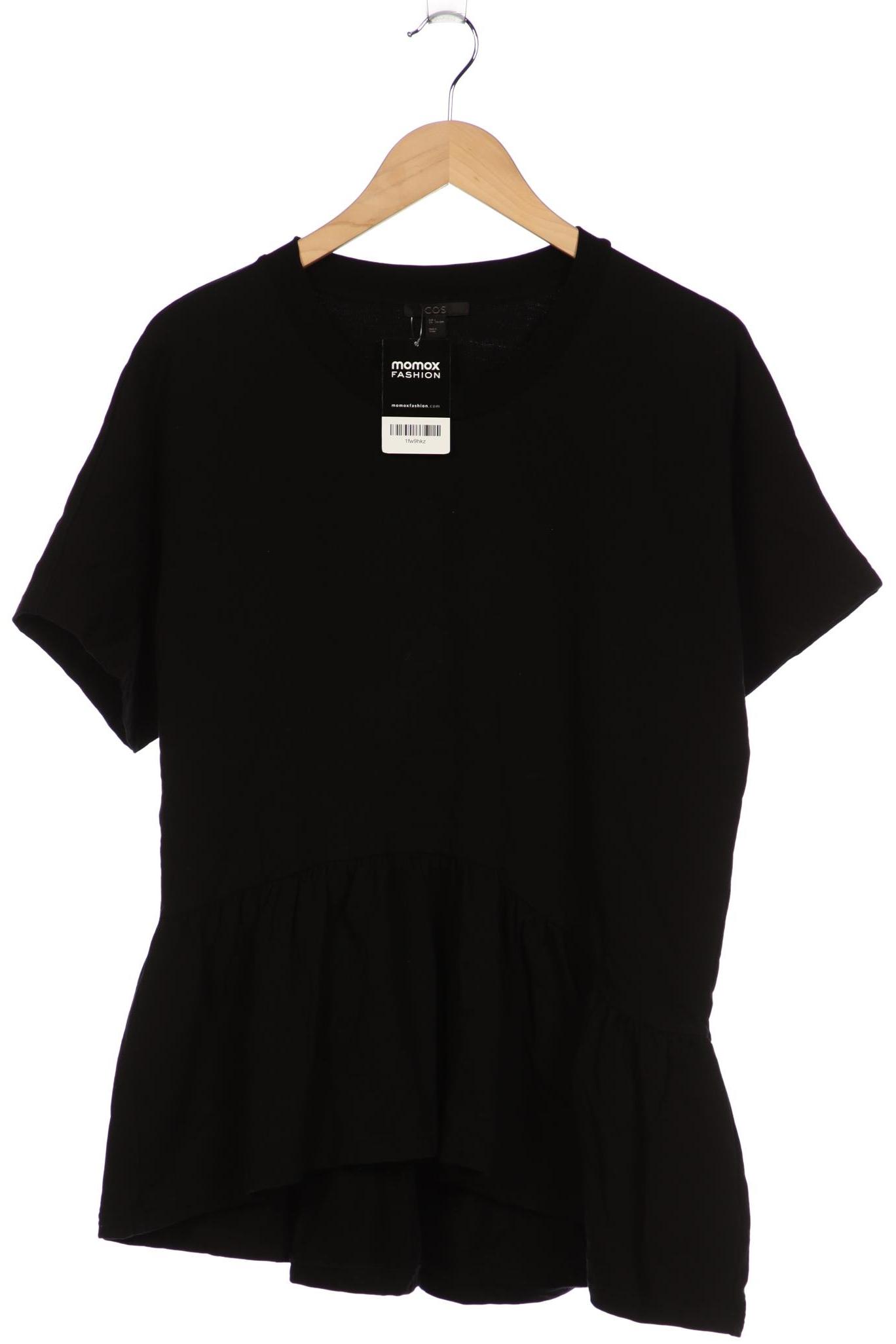 

COS Damen T-Shirt, schwarz, Gr. 42