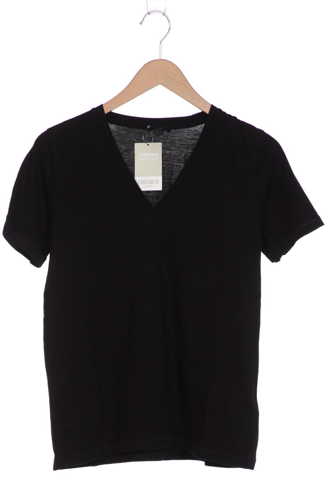 

COS Damen T-Shirt, schwarz, Gr. 36