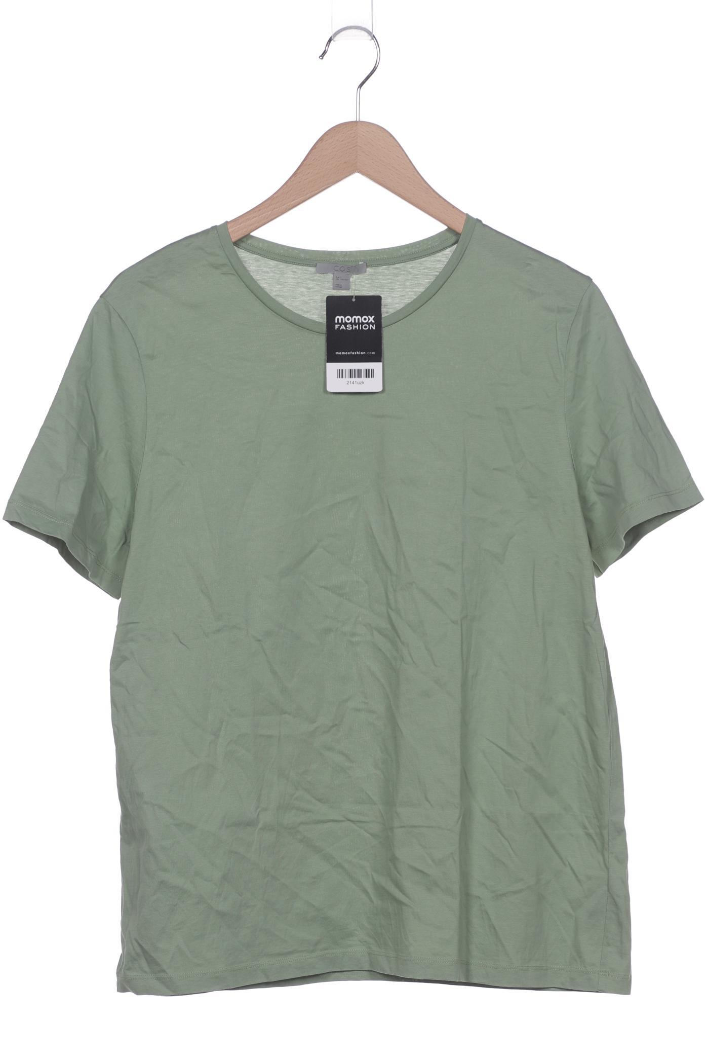 

COS Damen T-Shirt, grün, Gr. 42