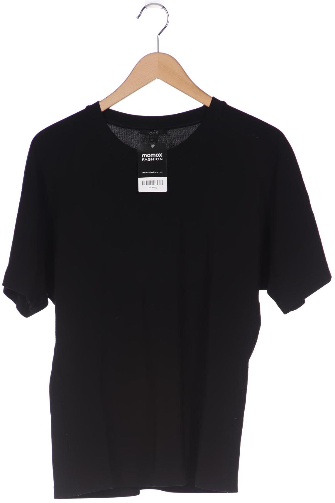

COS Damen T-Shirt, schwarz, Gr. 42