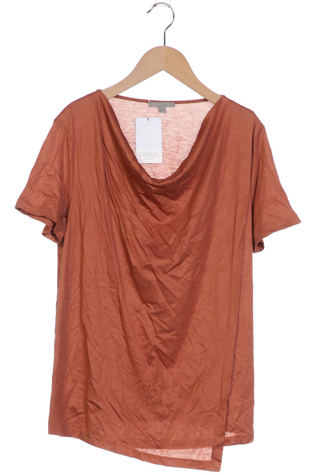 

COS Damen T-Shirt, braun, Gr. 38