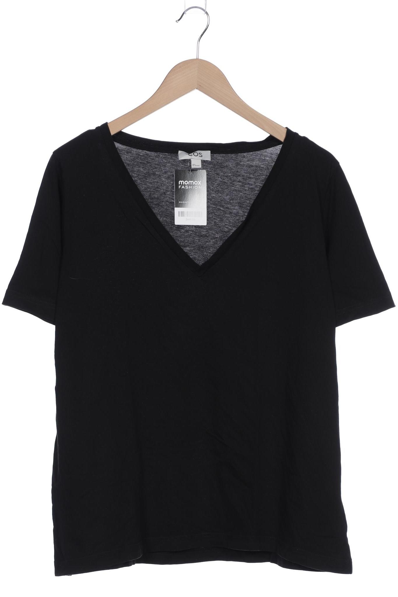 

COS Damen T-Shirt, schwarz, Gr. 42