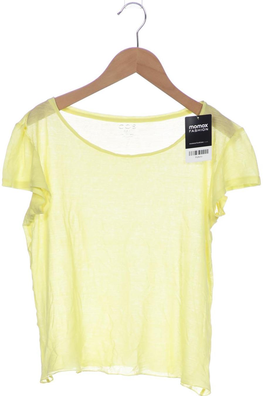 

COS Damen T-Shirt, gelb, Gr. 36
