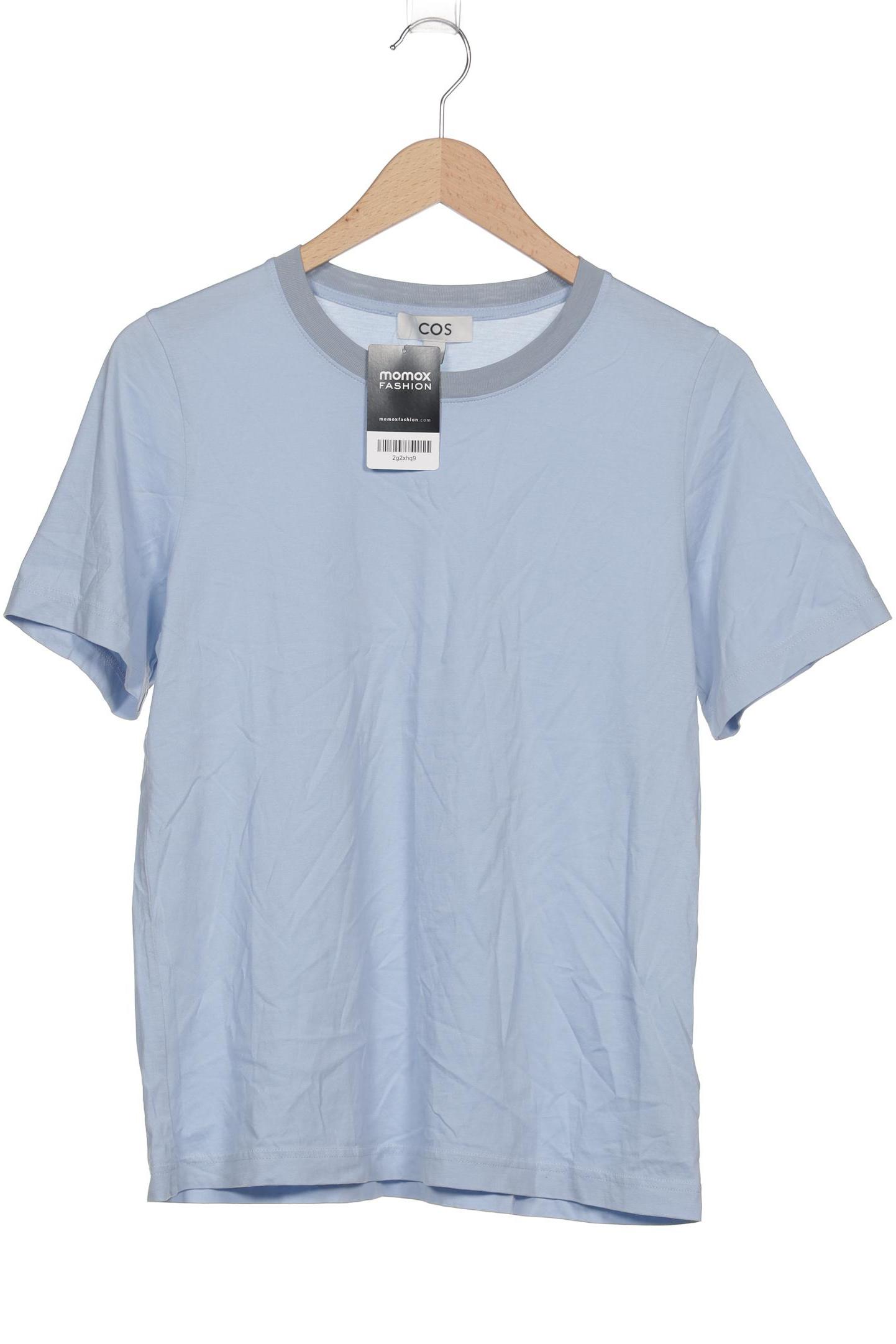 

COS Damen T-Shirt, hellblau, Gr. 38