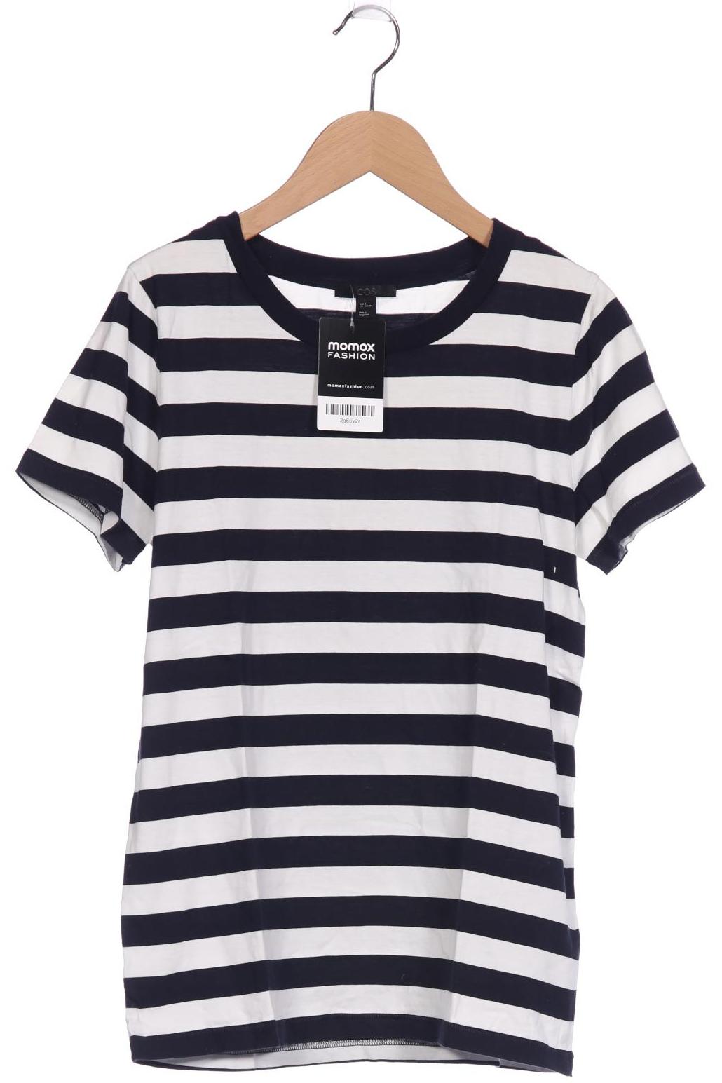 

COS Damen T-Shirt, marineblau, Gr. 36