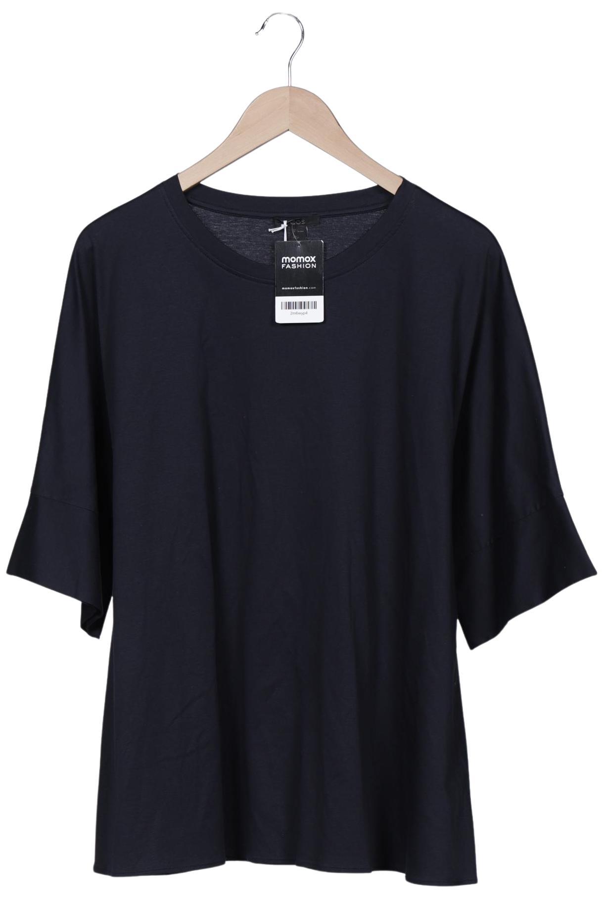 

COS Damen T-Shirt, marineblau, Gr. 42