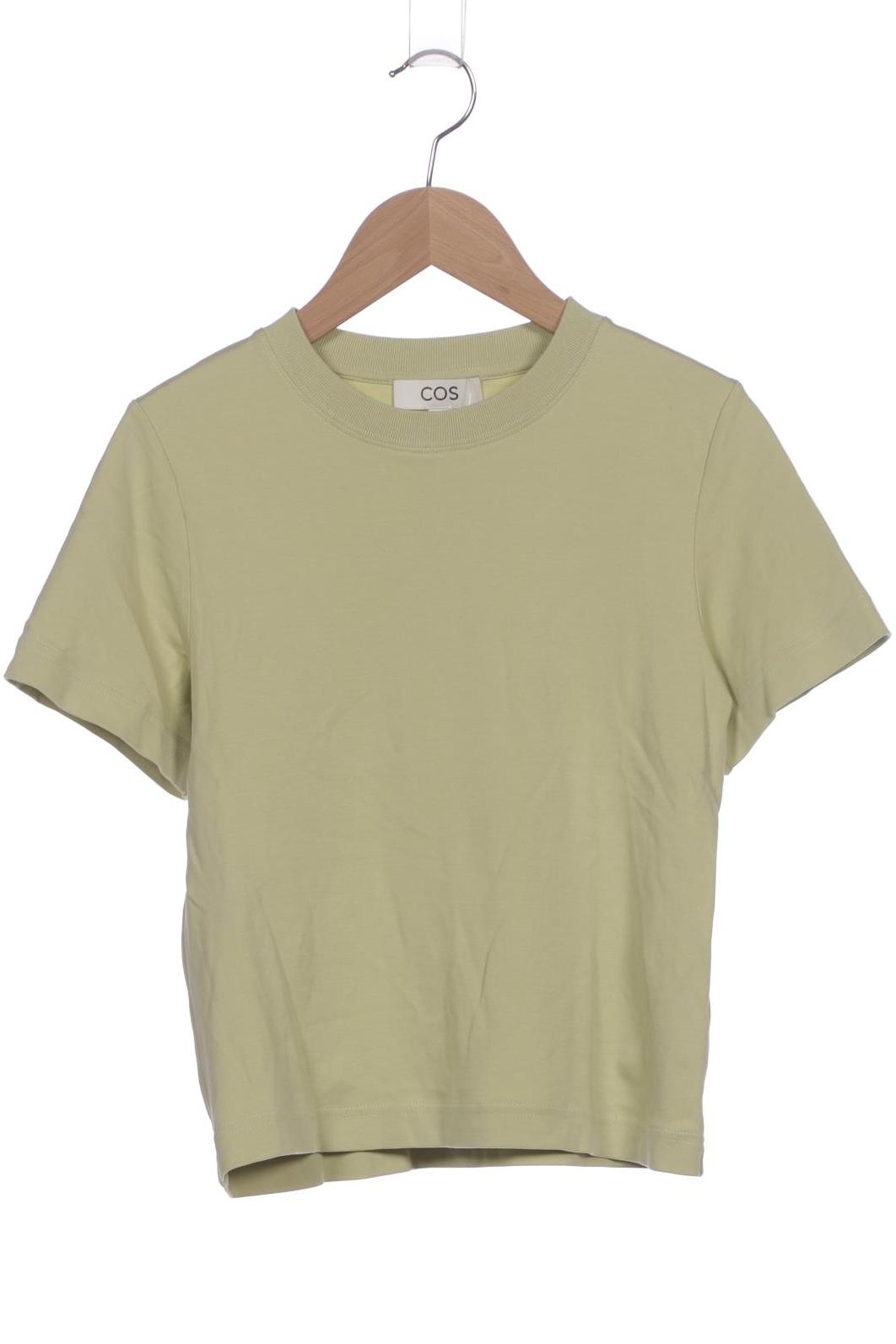

COS Damen T-Shirt, grün, Gr. 34