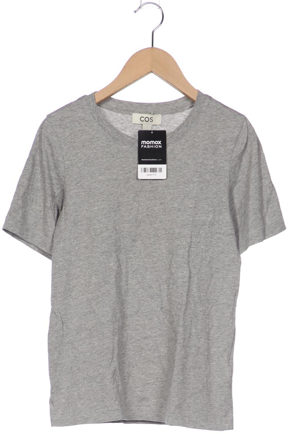

COS Damen T-Shirt, grau, Gr. 34