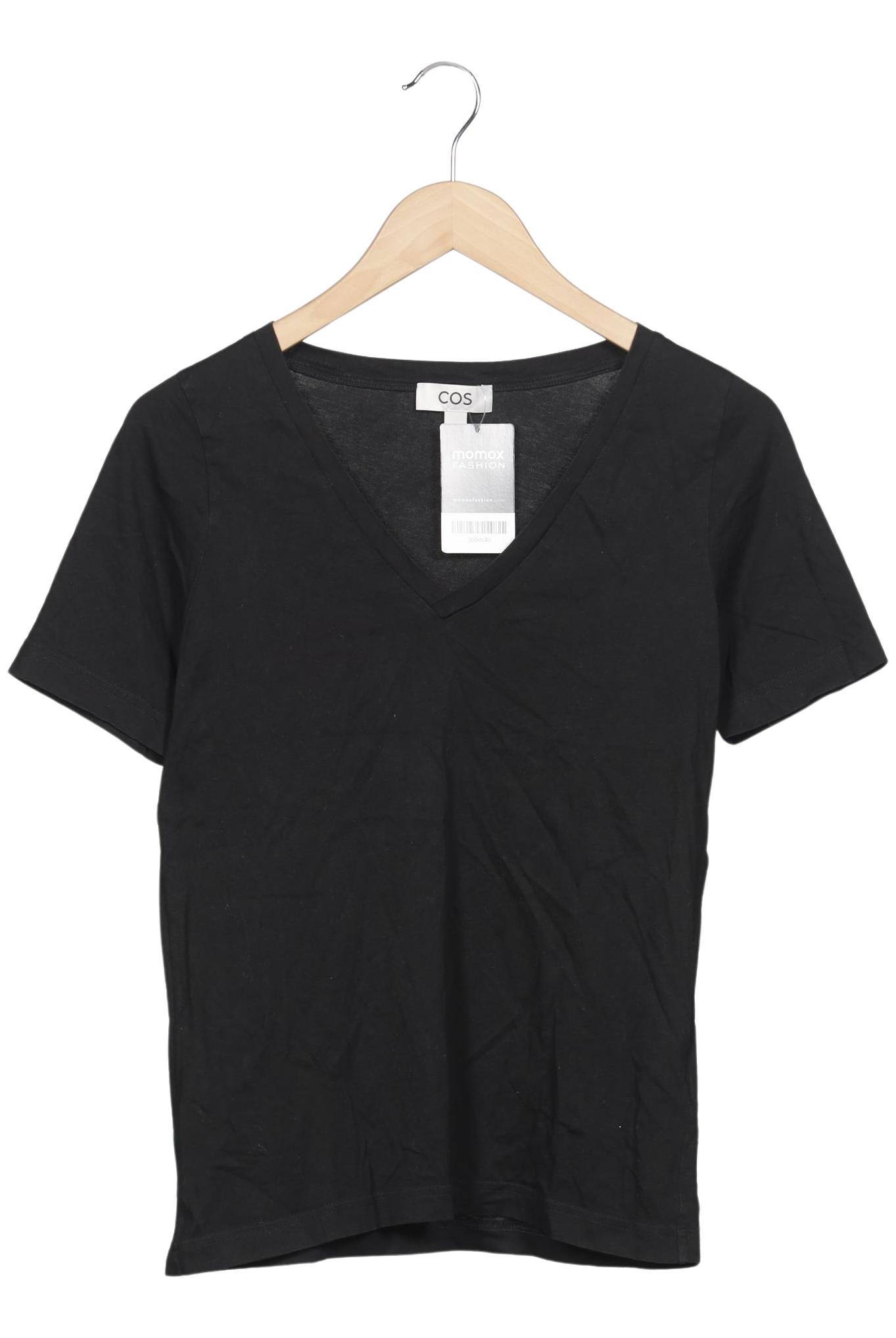 

COS Damen T-Shirt, schwarz, Gr. 34