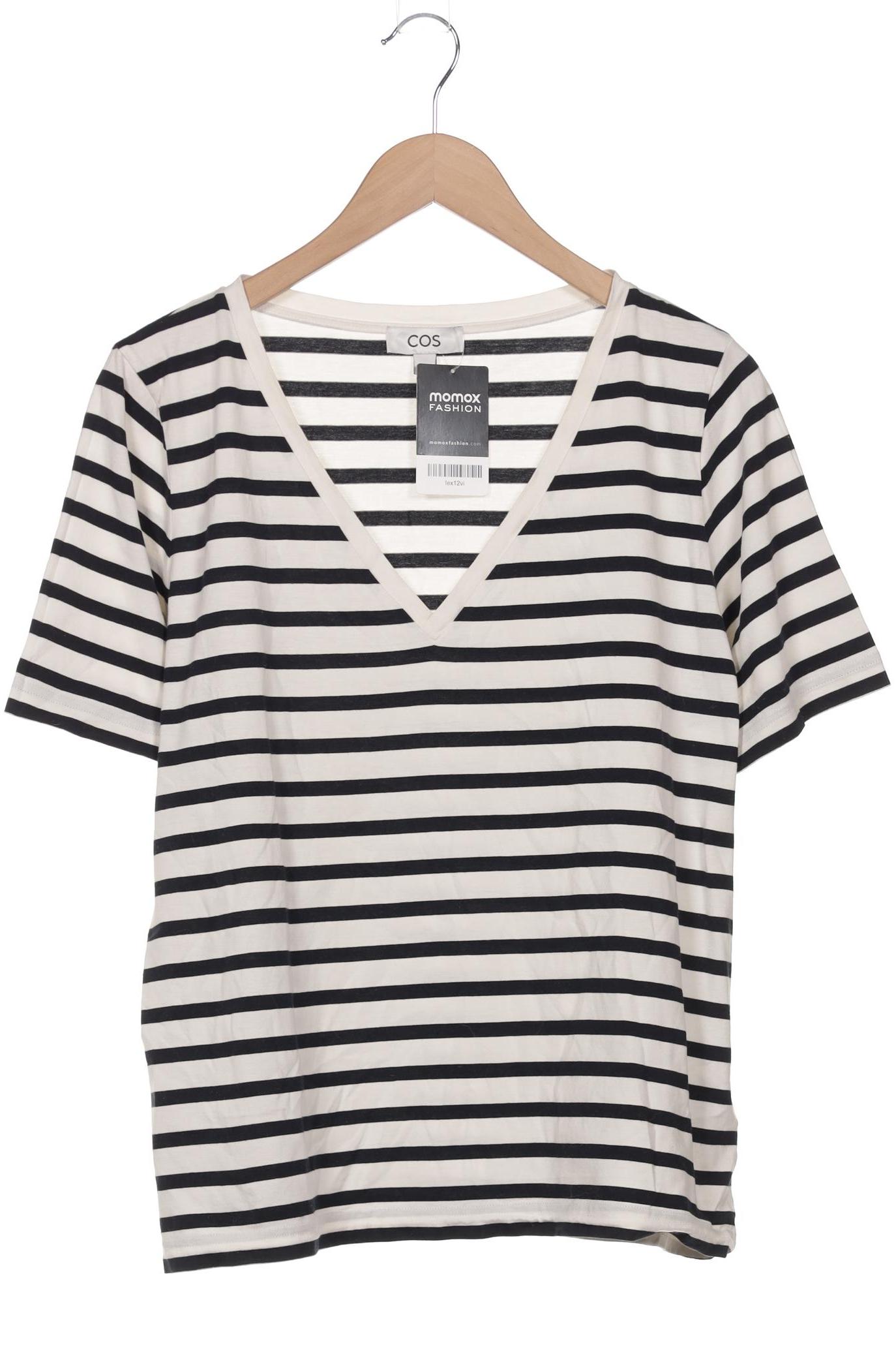 

COS Damen T-Shirt, marineblau, Gr. 38