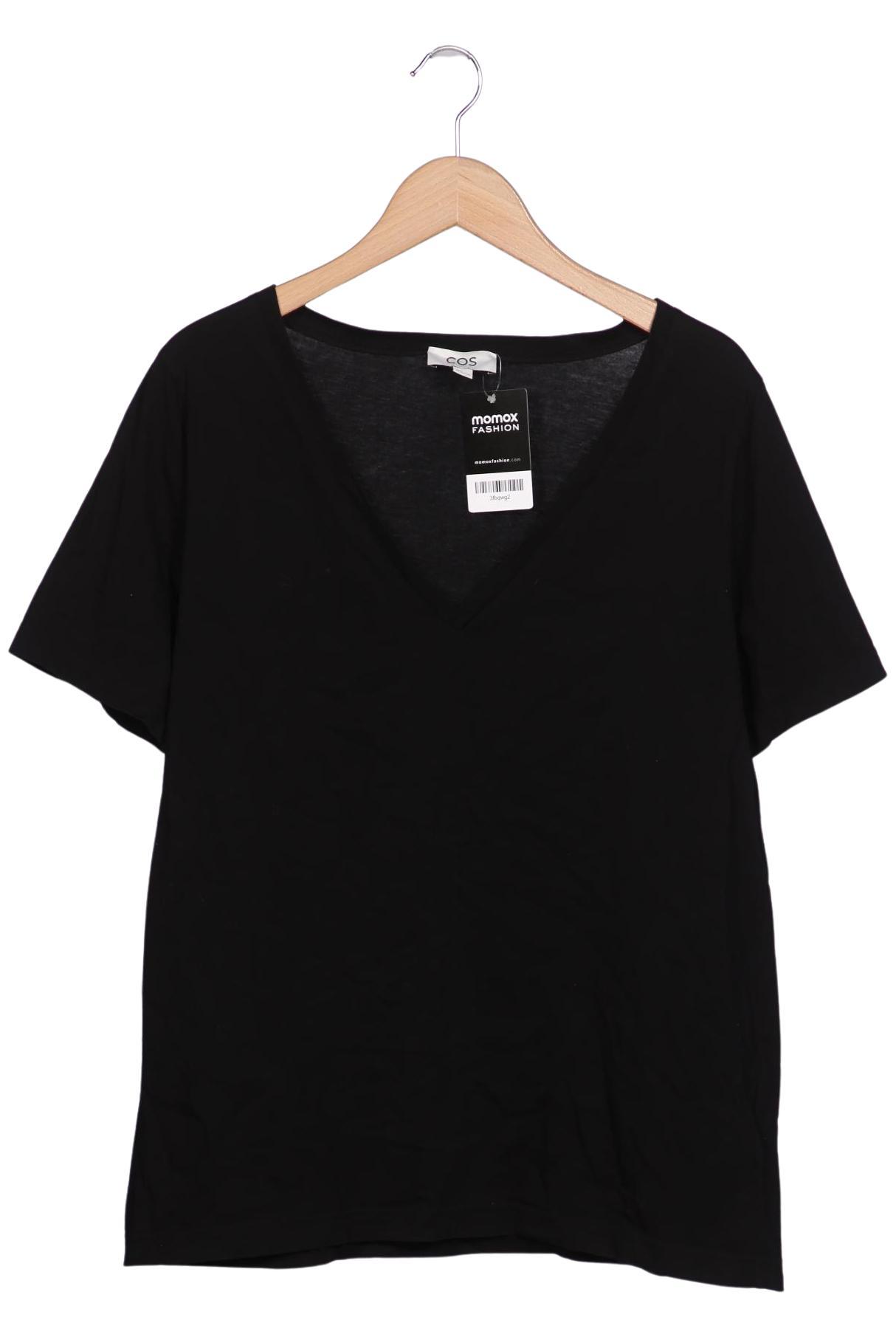 

COS Damen T-Shirt, schwarz, Gr. 42
