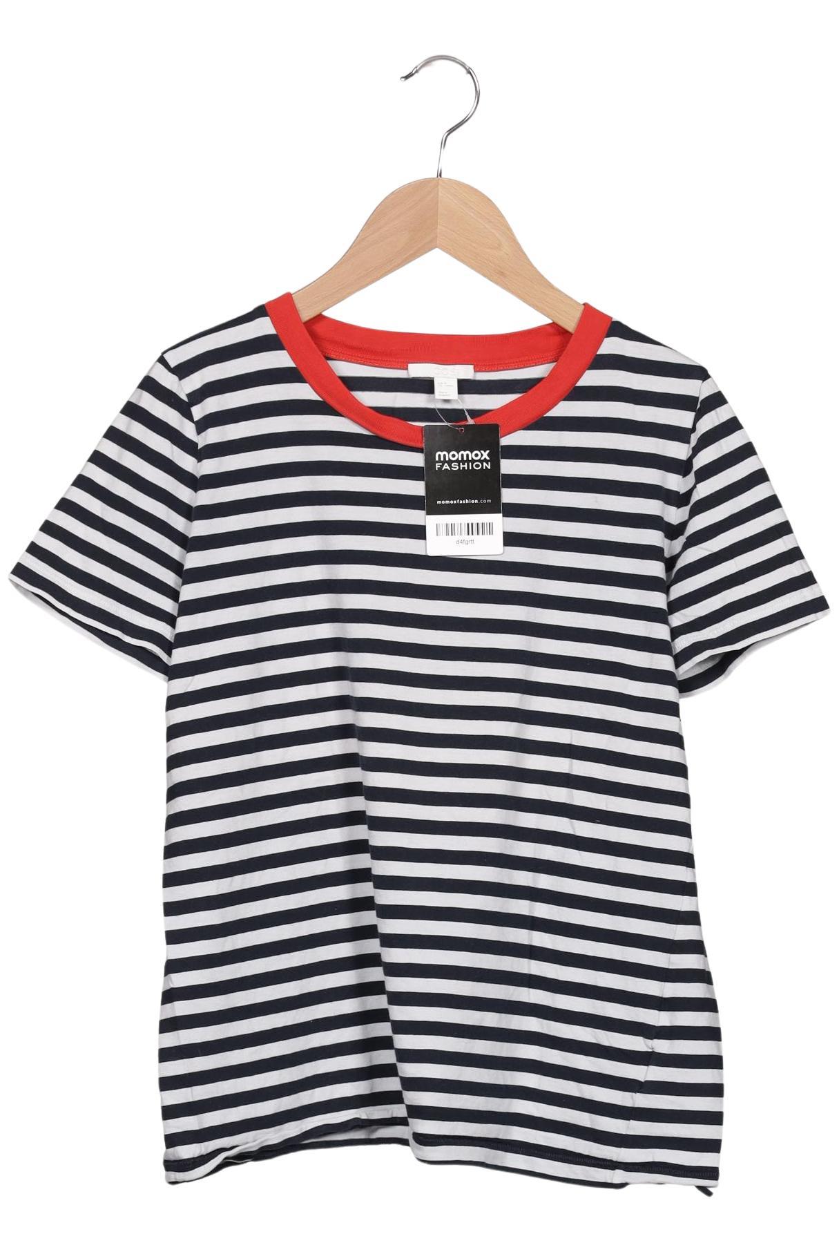 

COS Damen T-Shirt, marineblau, Gr. 38
