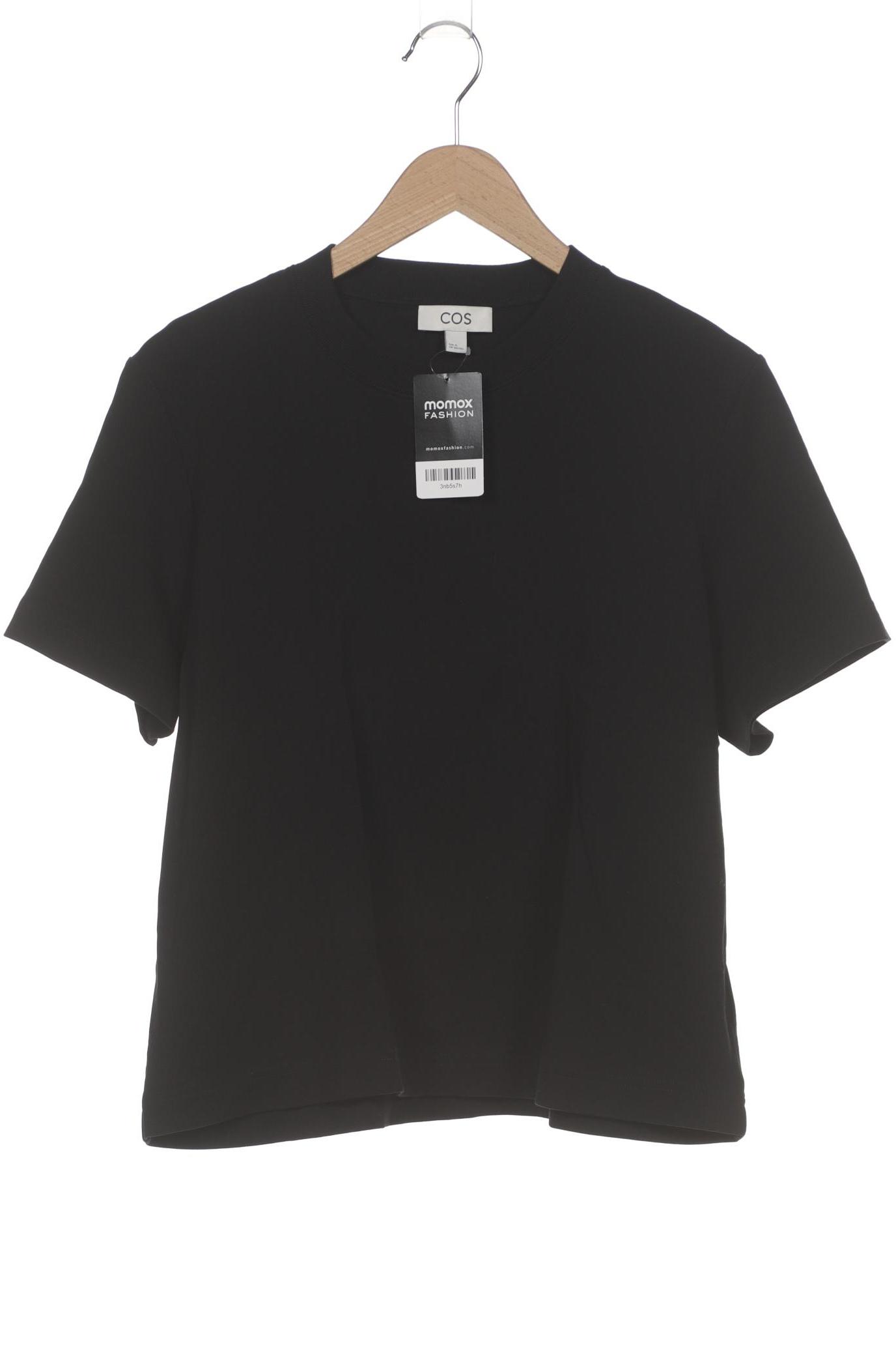 

COS Damen T-Shirt, schwarz, Gr. 44